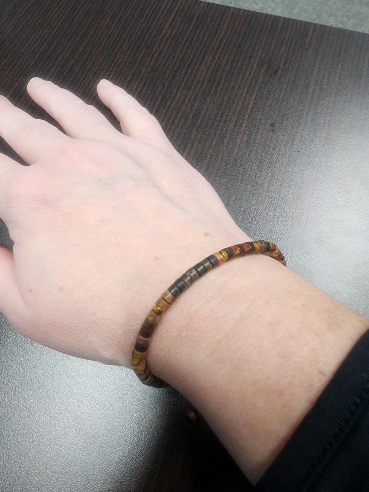 Inspirational Bracelet Gifts for Women, Natural Stone Beaded Bracelets | Thinking of You Get Well Soon Encouragement Healing Bracelets Christmas Day Birthday Gifts for Women Friends Sister customer photo 2
