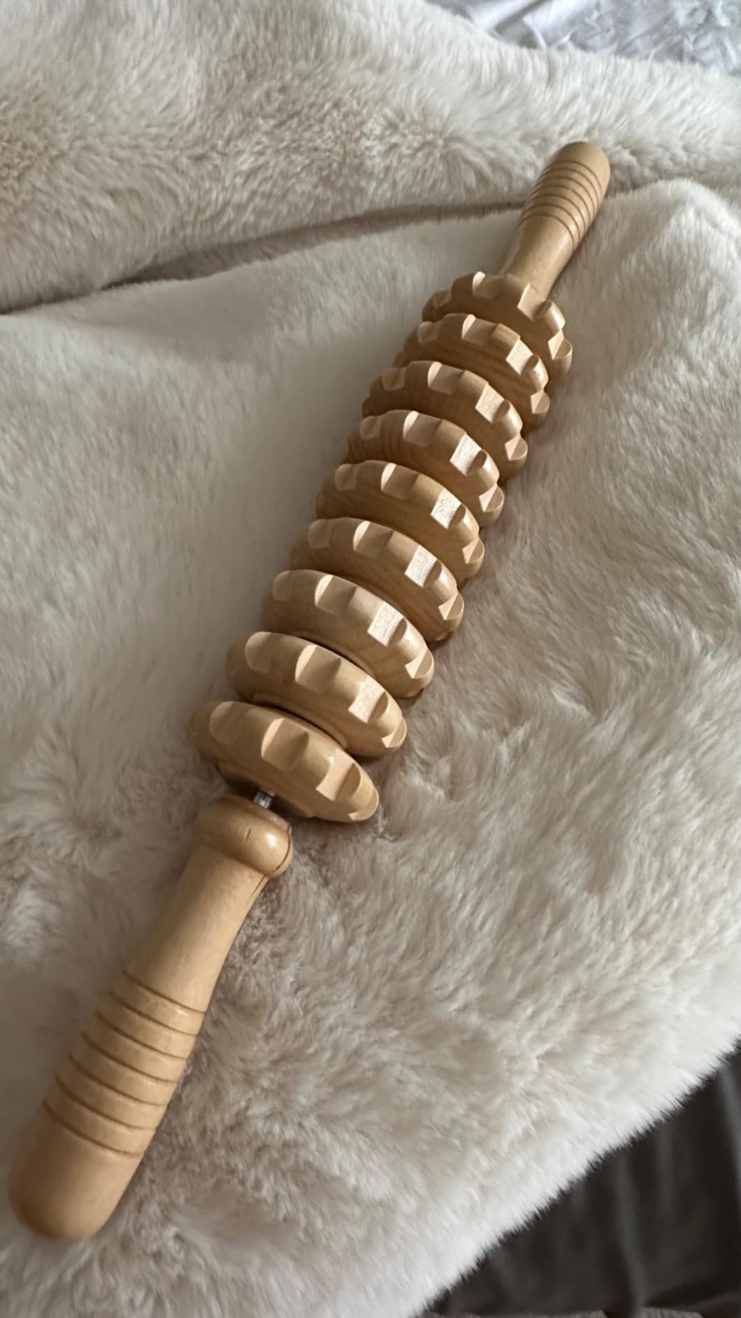 JUANWAN 12-in-1 Wood Therapy Massage Tools Lymphatic Drainage Massager Wooden Massage Body Sculpting Tools Maderoterapia Kit Wood Therapy Tools for Muscle Pain Relief Body Shaping Anti-Cellulite customer photo 2
