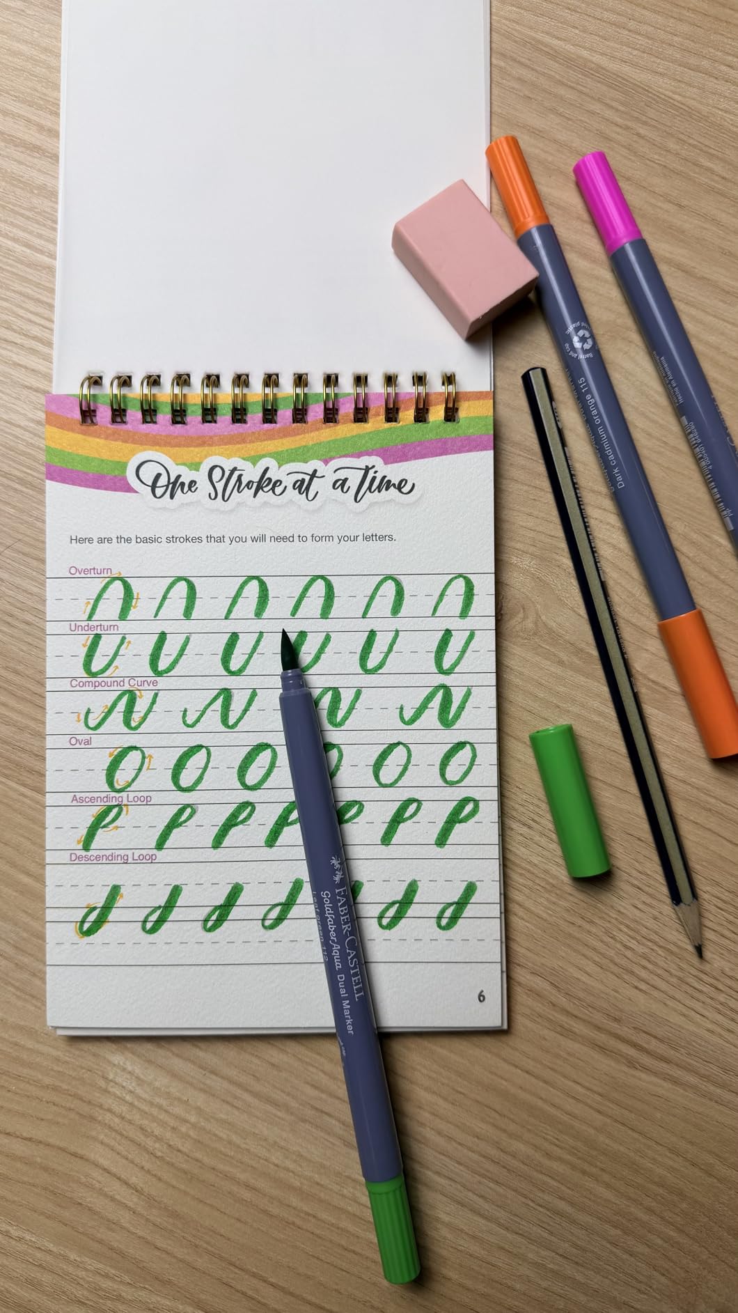 Faber-Castell Bounce Lettering - Hand Lettering for Beginners, DIY Crafts Project with 3 Brush Pens for Lettering customer photo 2