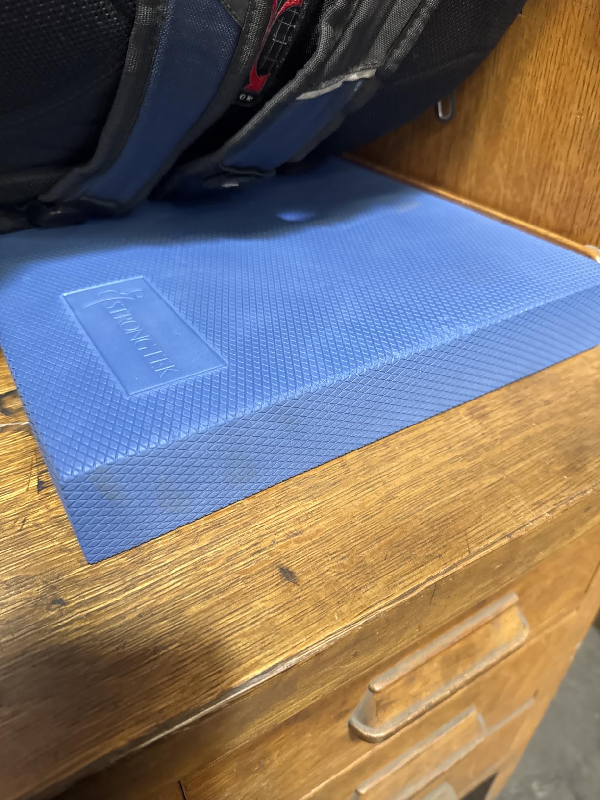 StrongTek Foam Balance Pad, High-Density TPE, 15.8 x 13 x 2 in, Non-Slip | Water-Resistant, Supportive Cushioning, Kneeling Support, Core Strength and Stability Training, Physical Therapy and Yoga customer photo 1