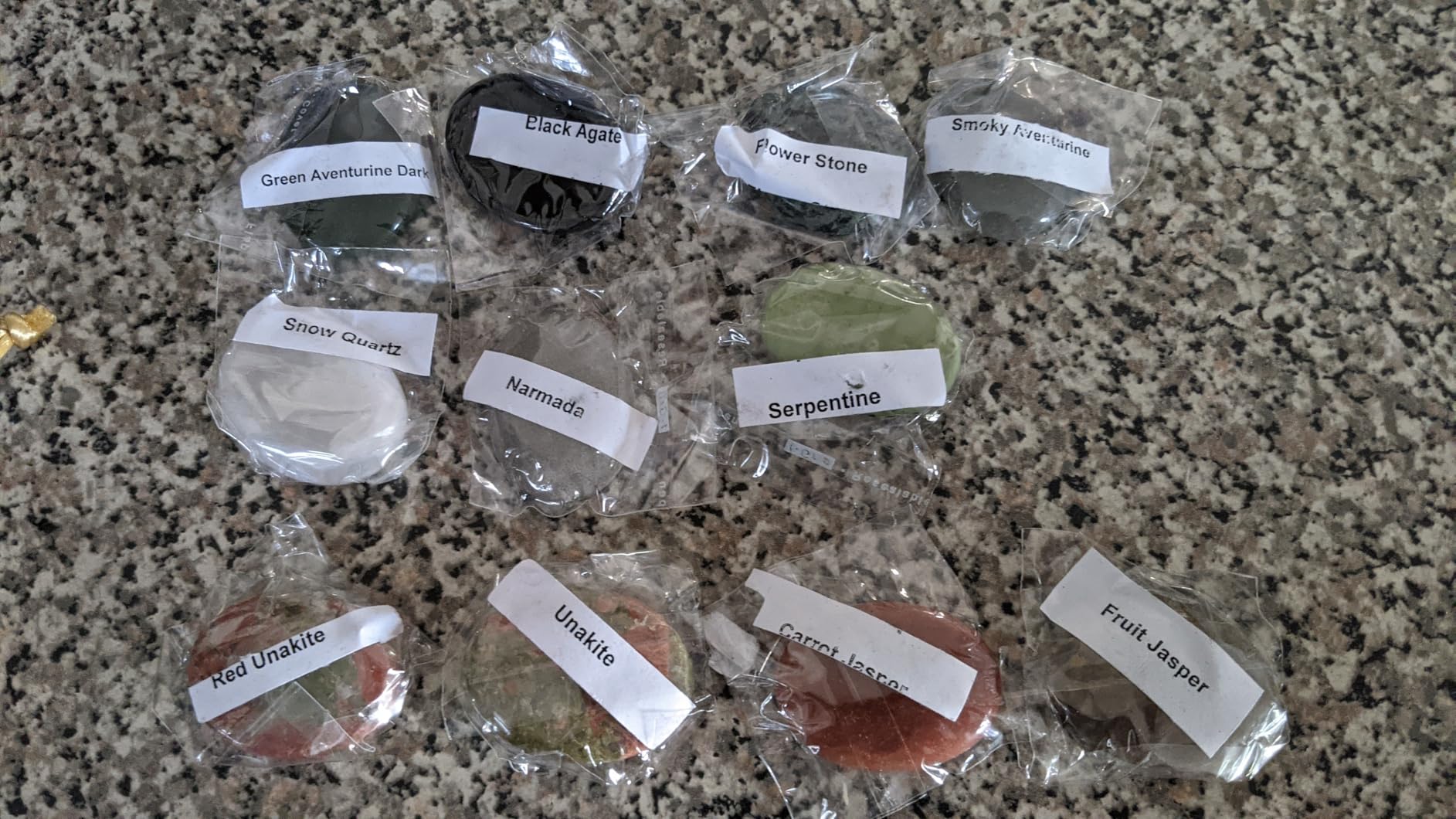 Pack of 11 Bulk Worry Stones Set | Premium Wholesale Bulk Crystals Healing Stones for Anxiety, Stress, Calm Stripe Meditation customer photo 2