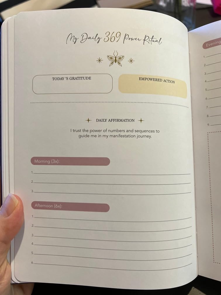 The Ultimate 369 Manifestation Journal - Transformative Law of Attraction Book to Unlock Your Limitless Potential - Presented in Luxurious Gift-Ready Packaging customer photo 2