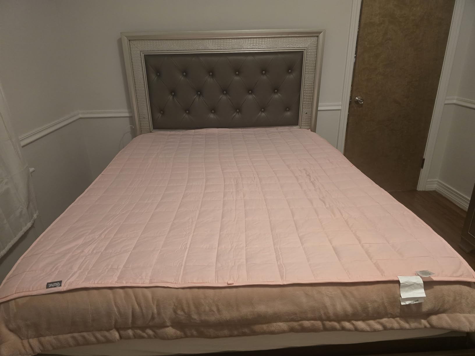 Bare Home Weighted Blanket Full or Queen Size 15lb (48