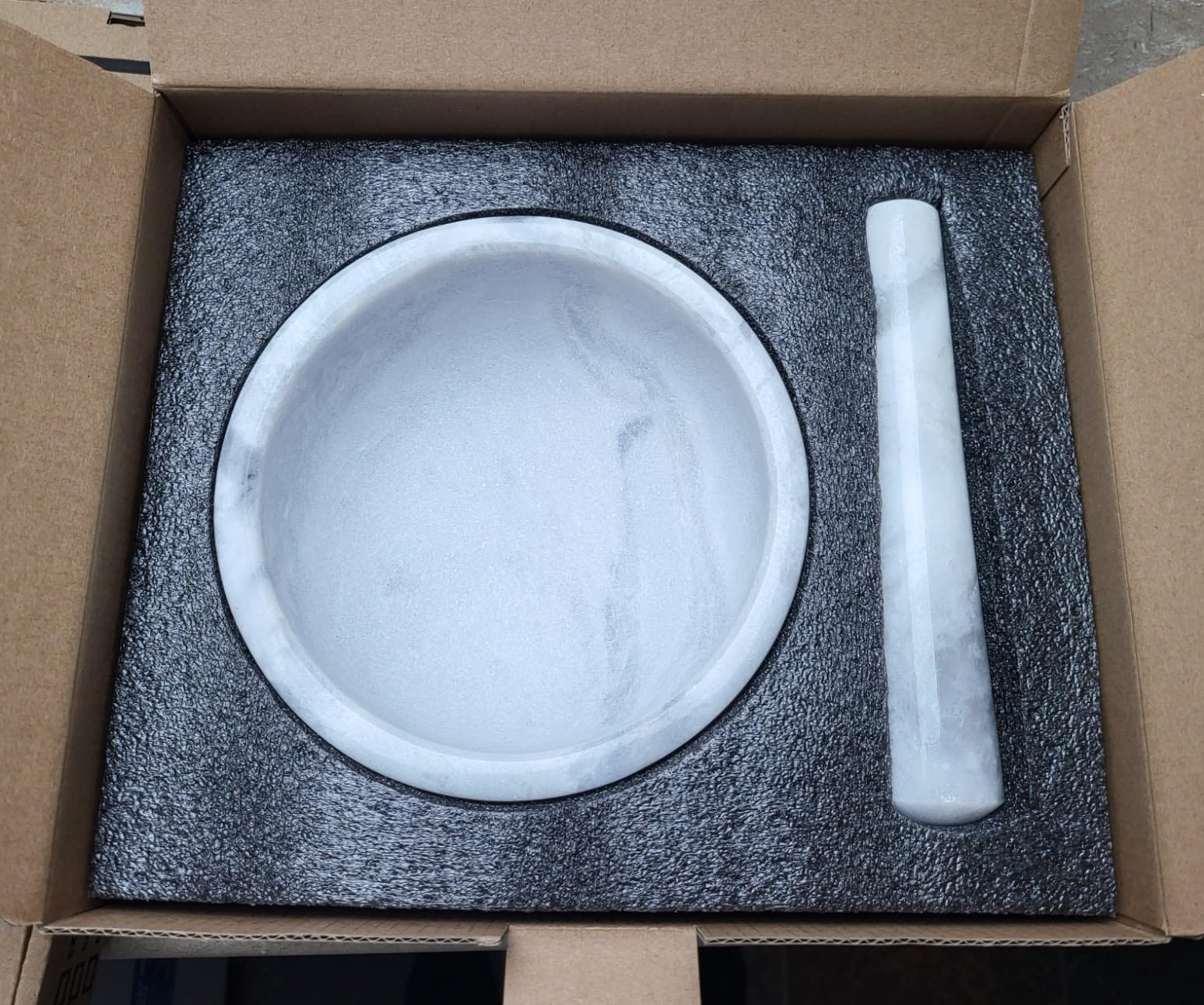 Marble Mortar and Pestle Set, 7