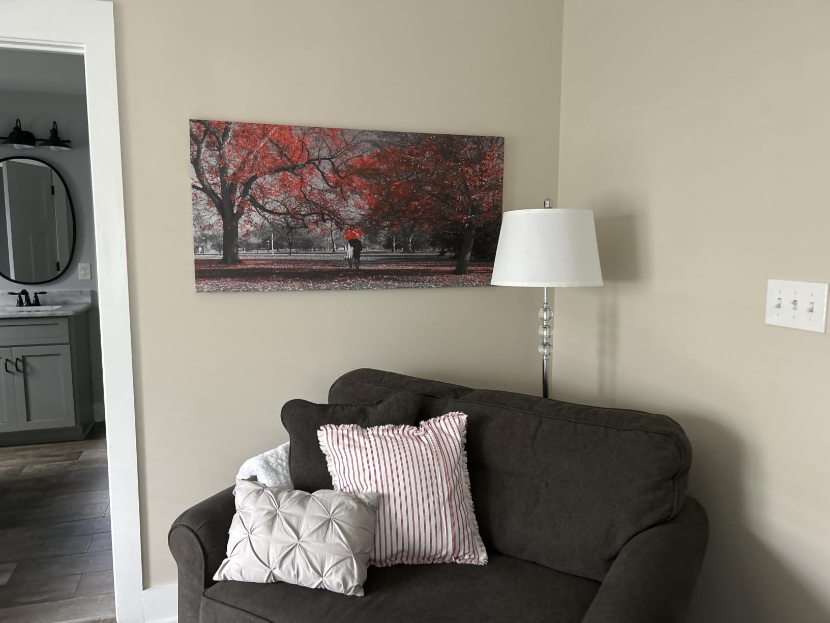 Bamdeya Zen Bathroom Decor Black and White Wall Art Grey Green Room Decor Stone Bamboo Pictures Canvas Meditation Posters Prints Artwork Bedroom Wall Decor Living Room Kitchen Decorations customer photo 2