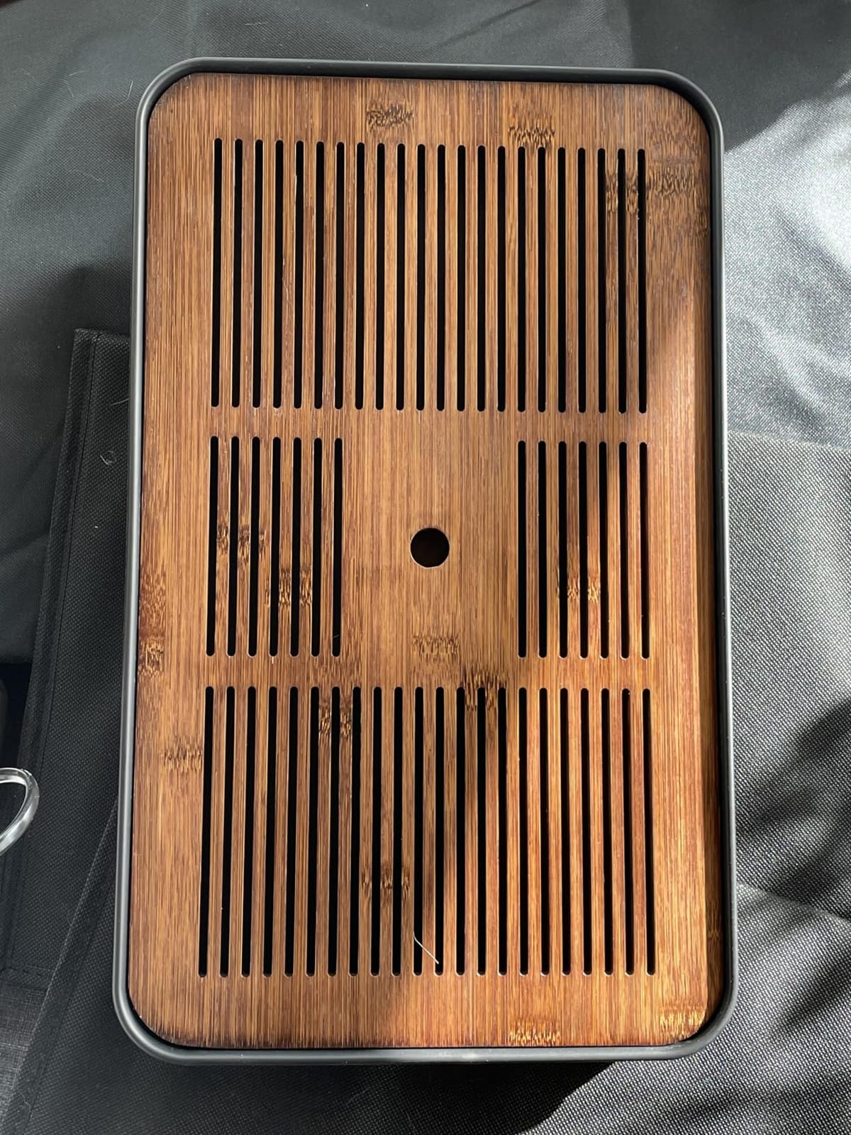 Jotsport 17 Inch Chinese Gongfu Tea Tray with Water Storage & Drainage | Large Bamboo Tea Serving Tray Kung Fu Tea Table Set for Tea Lovers customer photo 1