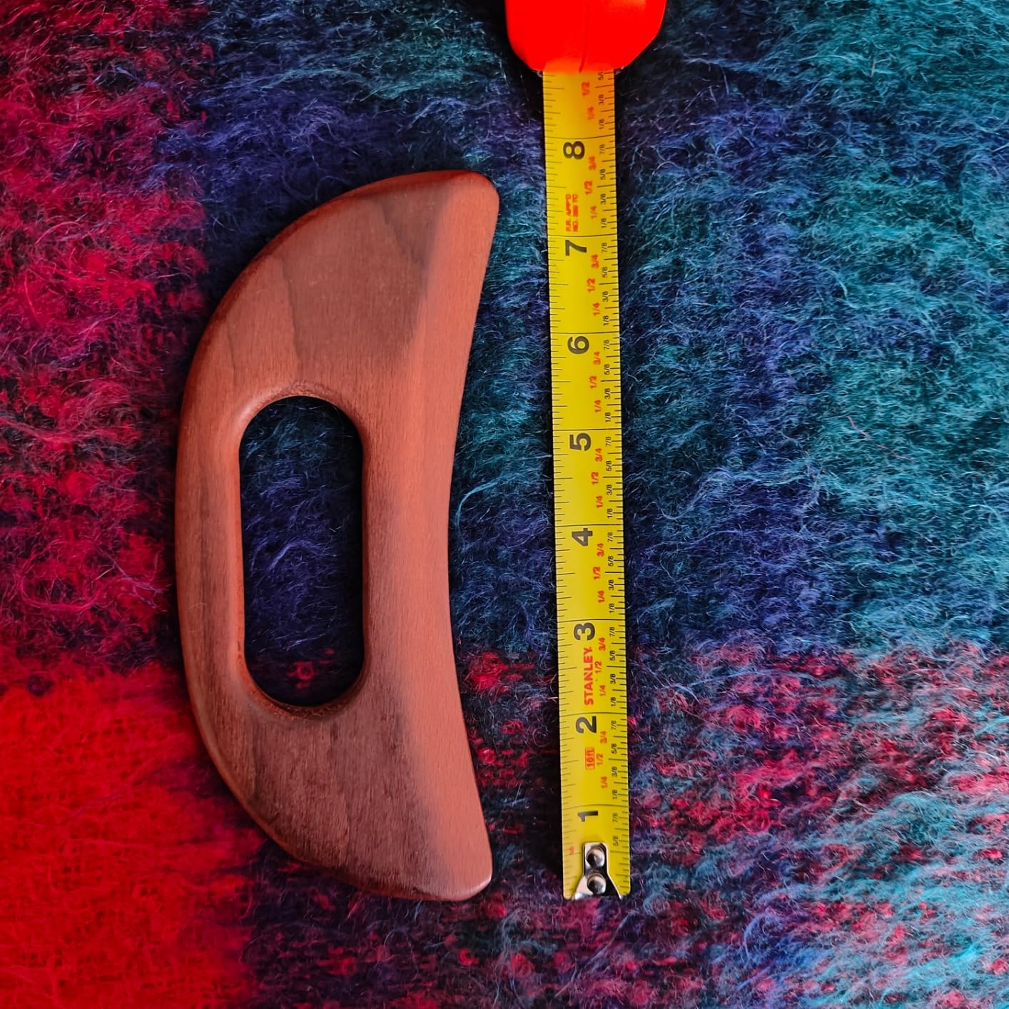 Wooden Cellulite Massager, Body Guasha Tool Lymphatic Drainage Massager Muscle Scraper Back Massage Tool Relieve Muscle Fatigue, Body Gua Sha Paddle Anti Cellulite Tool for Women and Men customer photo 1