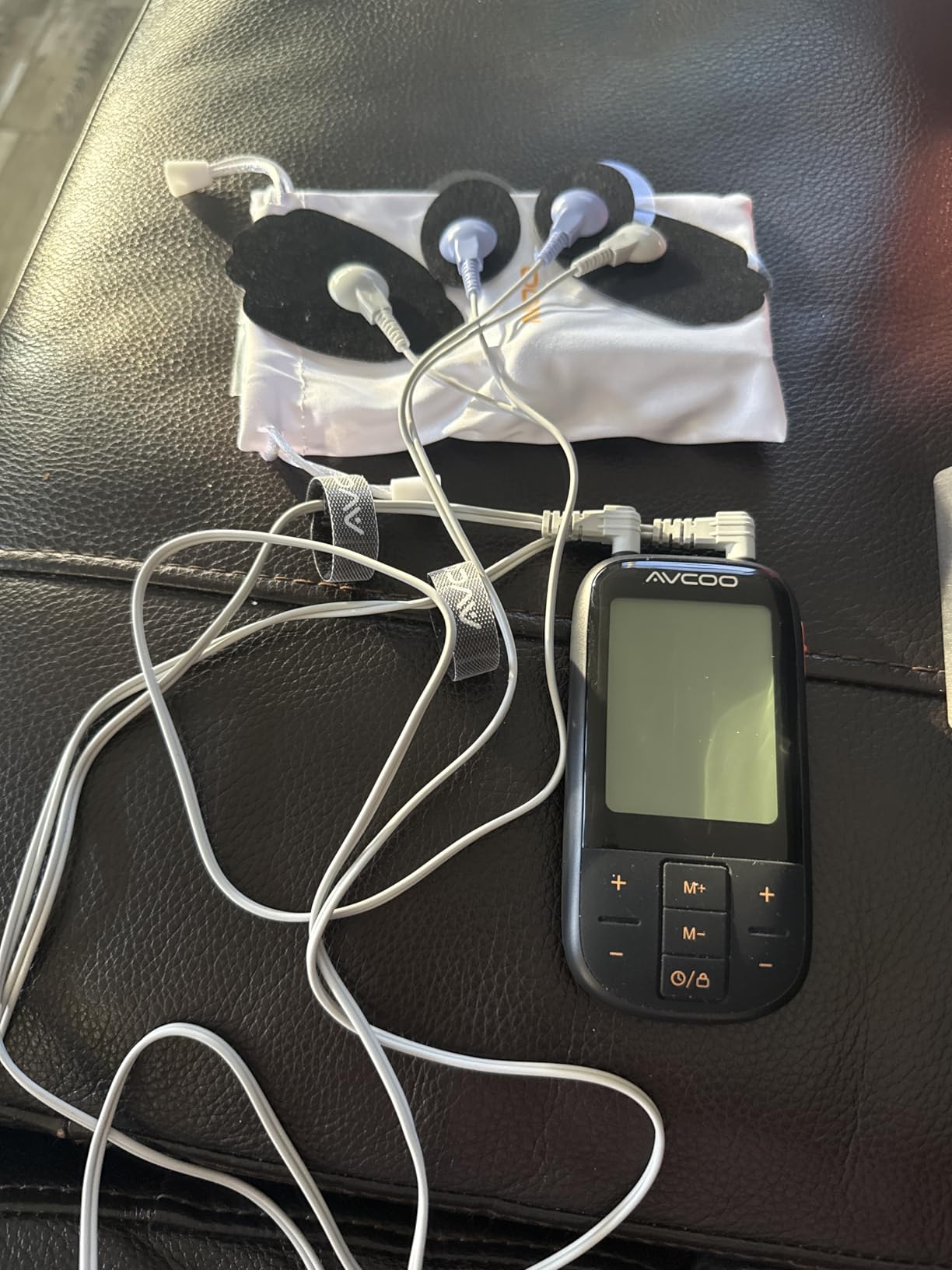 AVCOO 3-in-1 TENS Unit Muscle Stimulator with 30 Modes for Pain Relief | 40 Intensities TENS Machine for Drug-Free & Gradual Back Pain Relief Therapy, EMS Unit Massager with 12 TENS Electrode Pads, a Storage Bag customer photo 2