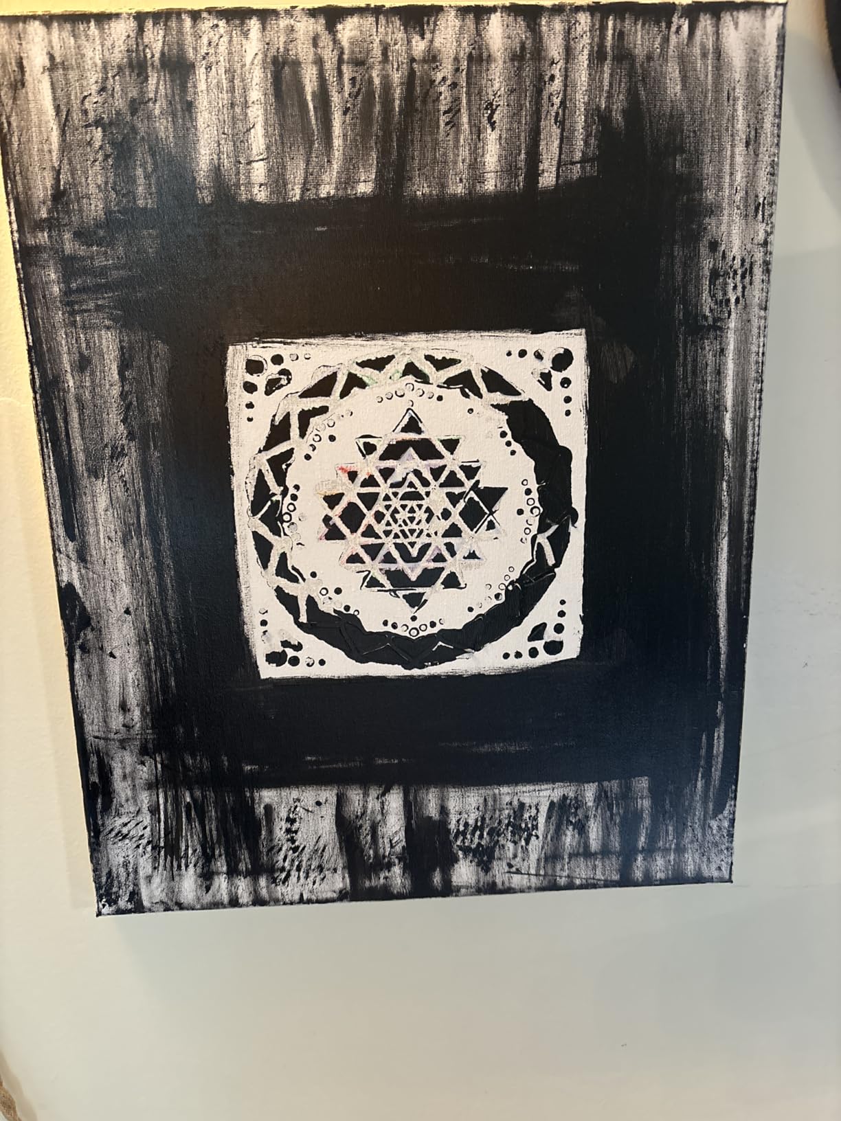 Sacred Geometry Stencil 8inch Metatron's Cube/The Flower of Life Stencils | Reusable Stencils for Crafts Drawing Templates for Wall Canvas Paper Art Crafts customer photo 1