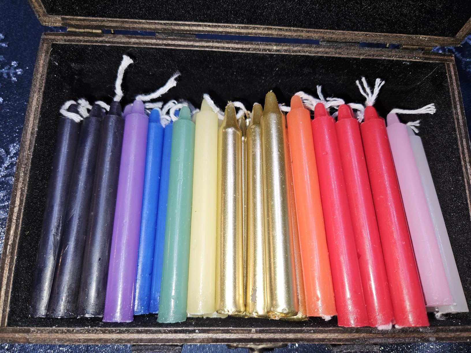 Mega Candles Unscented Mini Taper Chime Spell Candles 20 Count 4