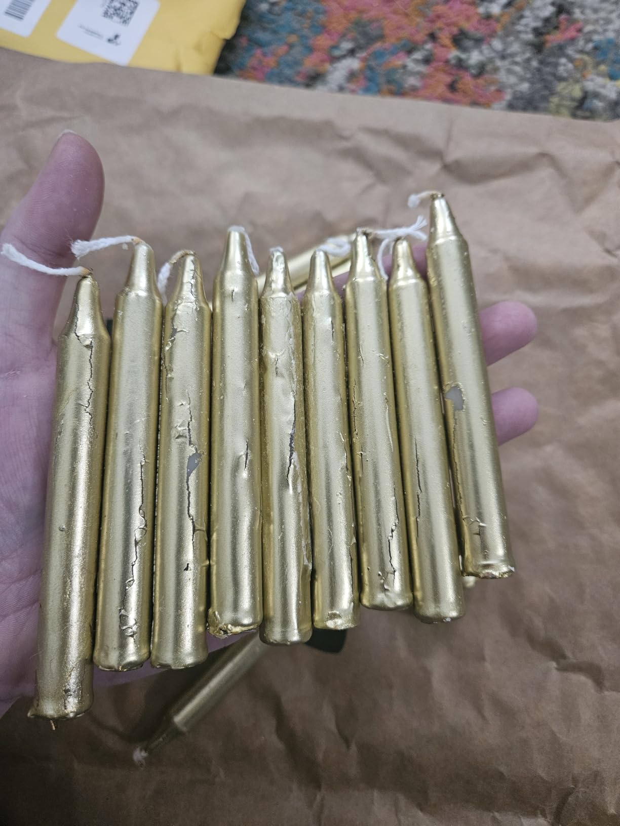 Mega Candles Unscented Mini Taper Chime Spell Candles 20 Count 4
