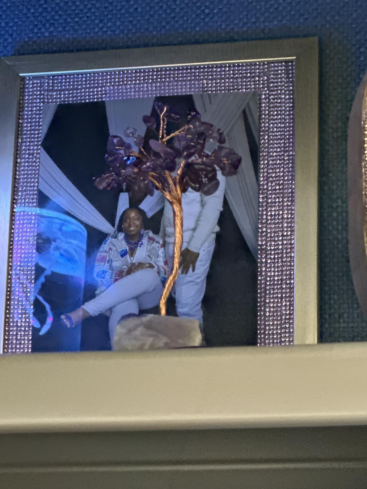 Amethyst Crystal Tree of Life, Purple Room Office Desk Decorations Natural Crystals Money Tree, Crystals and Healing Stones, Reiki Positive Energy Gemstones, Feng Shui Decor Gifts for Women customer photo 2