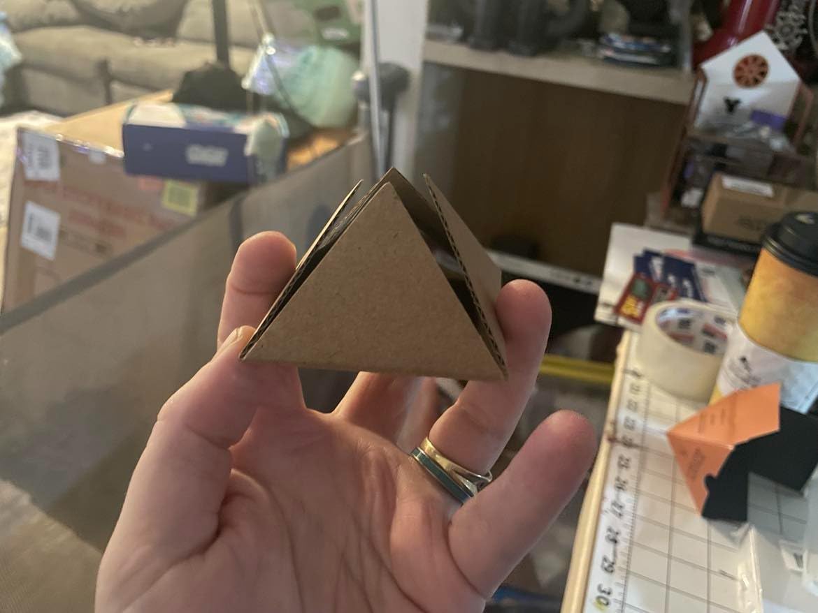 Authentic Shungite Stone Polished Pyramid 2
