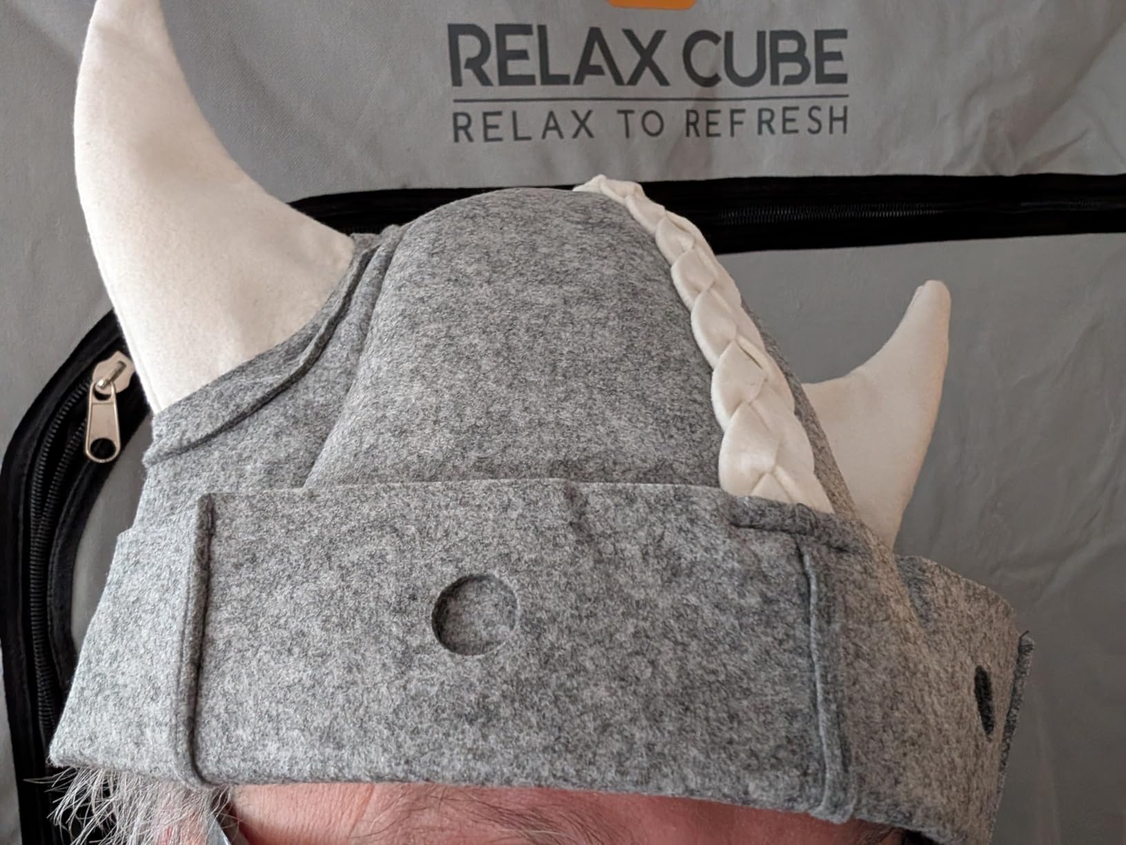Jagely 2 Pcs Sauna Hat Viking, Wool Russian Sauna Cap for Women Men | Finnish Banya Bath, Horn Design Felt Head Protection, Heat Resistant Accessories customer photo 1