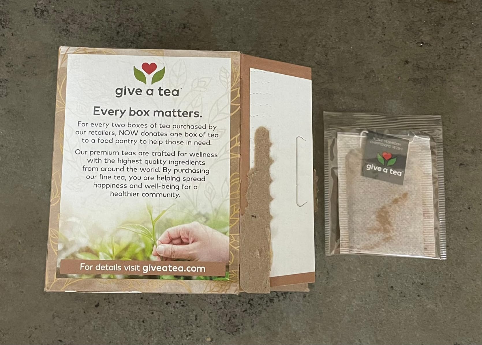 NOW Give a Tea Rooibos Reishi Mushroom Tea - 24 Ct./Box customer photo 1