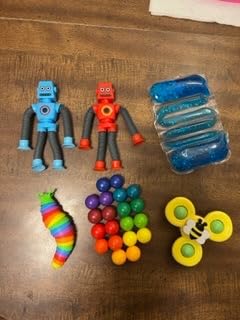 6Pack Sensory Autism Toys for Tollder Kids, Airplane Travel Road Trip Restaurant Toy for Age 3-5 5-7 Fidget Classroom Must Have Treasure Prize Autistic ADHD Easter Basket Stuffers Gifts customer photo 1
