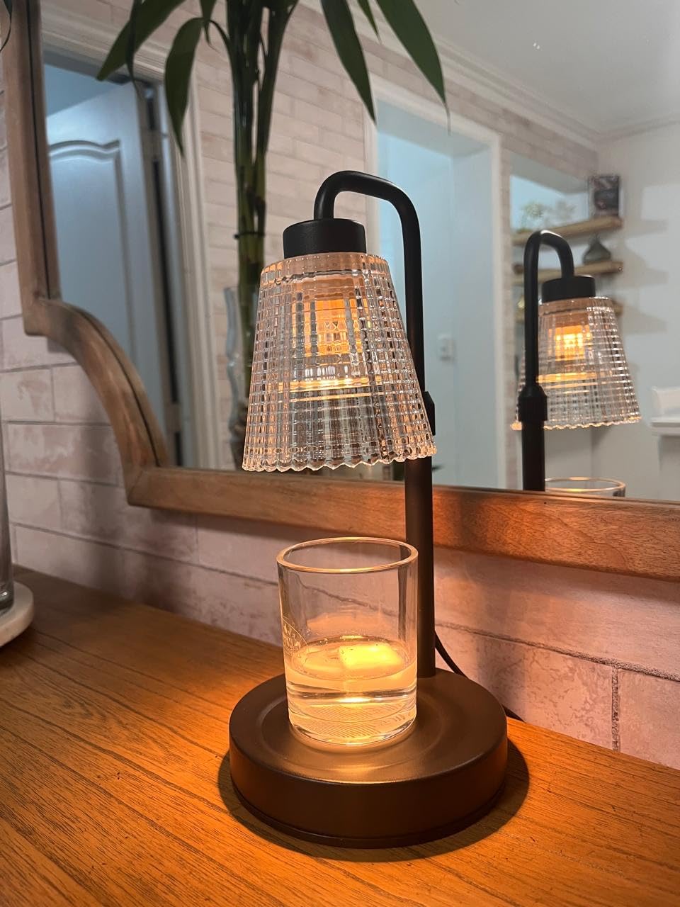 GODONLIF Candle Warmer Lamp with Timer, Birthday Gifts for Women Home Decor | 24h Cycle Timer Dimmable Wax Melt Warmer with 2 Bulbs, Fall Decor for Home Living Room Halloween Decorations Gifts for Mom customer photo 1