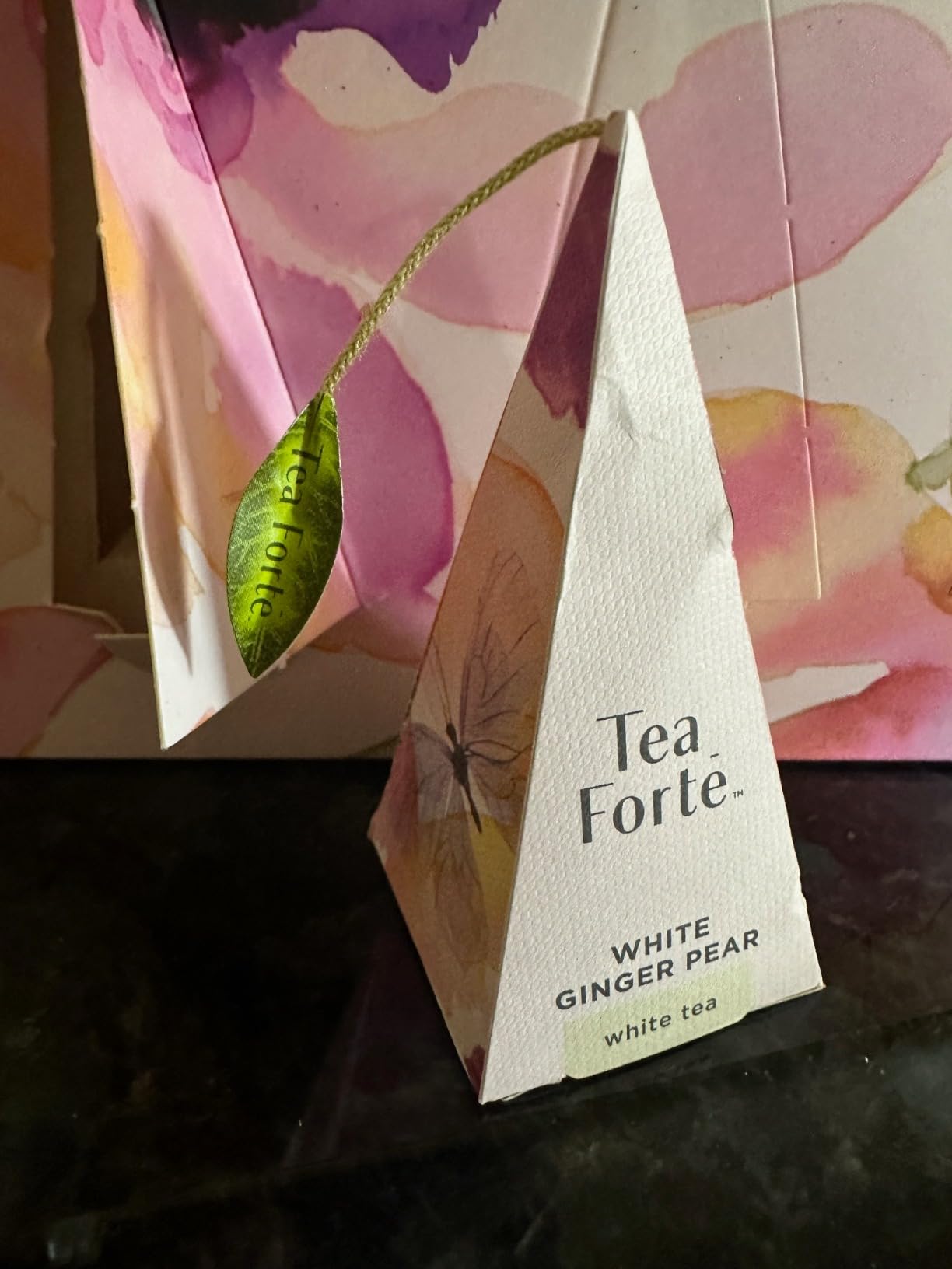 Tea Forte Tea Advent Calendar Gift Set; 12 Individually Wrapped Handcrafted Assorted Pyramid Infuser Tea Bags, Mariposa customer photo 2