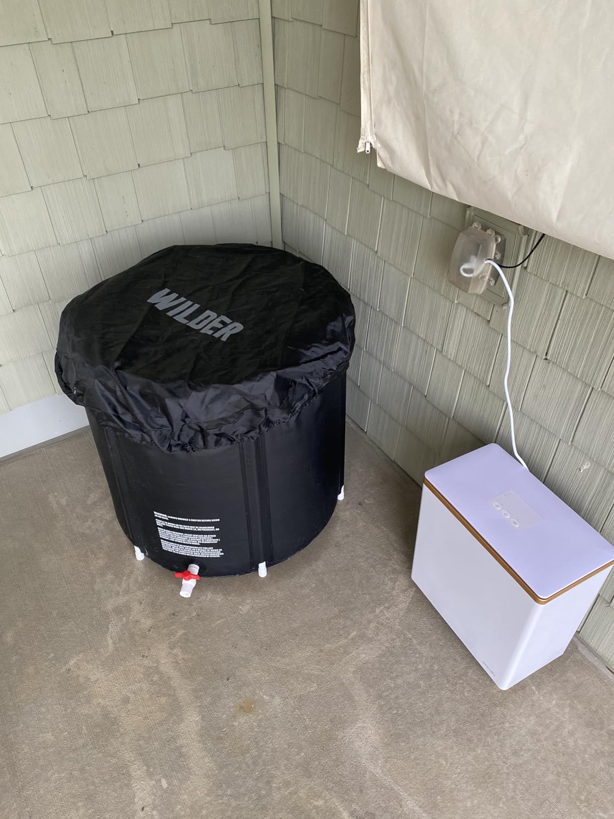 Wilder XL Ice Bath Cold Plunge - 86 Gallon Portable Ice Bath Tub for Recovery and Cold Water Therapy - Triple Insulated customer photo 1