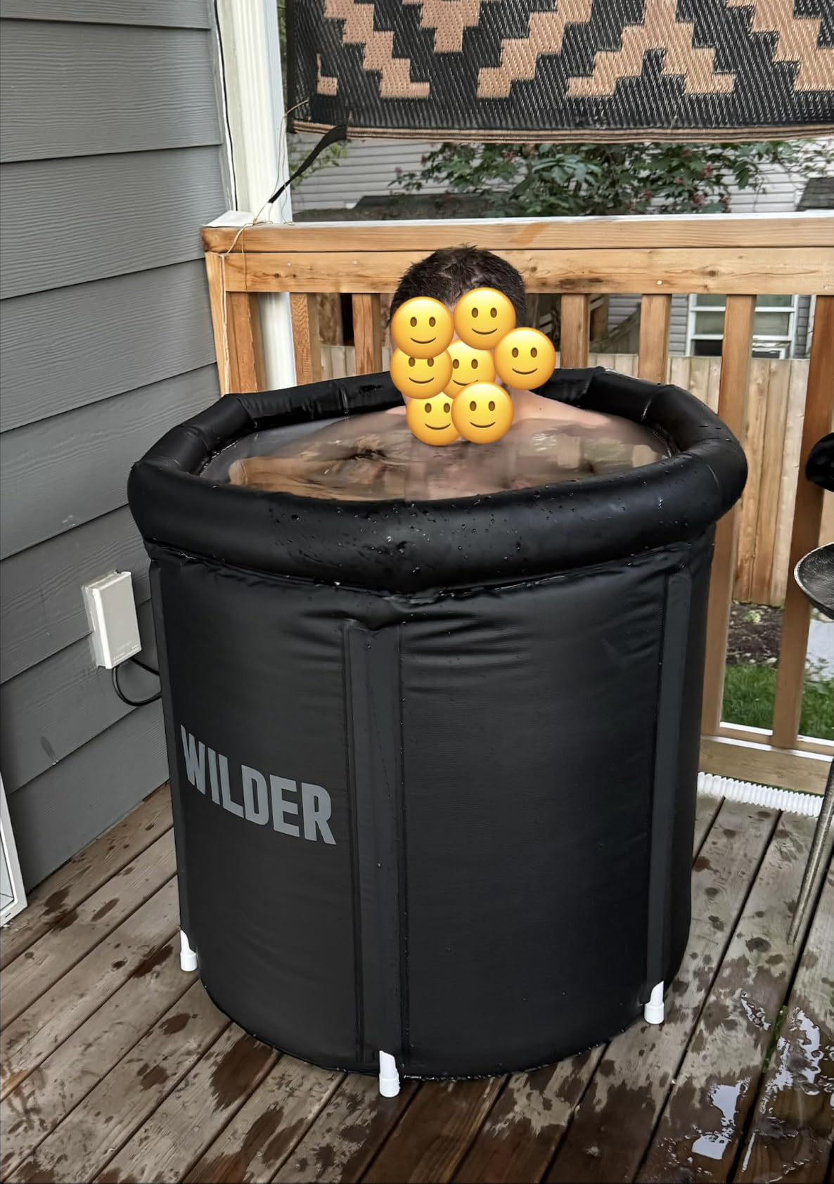 Wilder XL Ice Bath Cold Plunge - 86 Gallon Portable Ice Bath Tub for Recovery and Cold Water Therapy - Triple Insulated customer photo 2