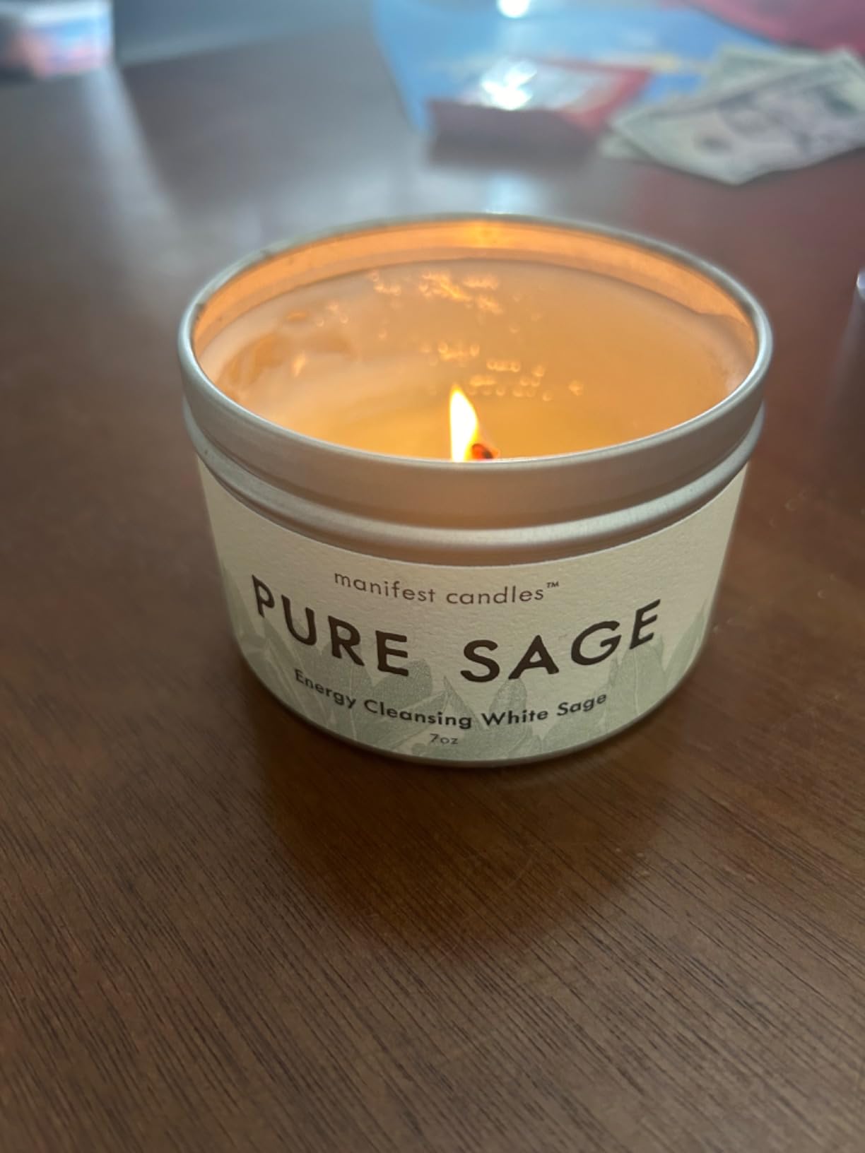 Manifest Candles Love Candle to Attract Love, 45 Hour Burn, Sage & Rose Candle, Romantic Candles, Spiritual Meditation Candles with Manifestation Crystals Bracelets for Women customer photo 2