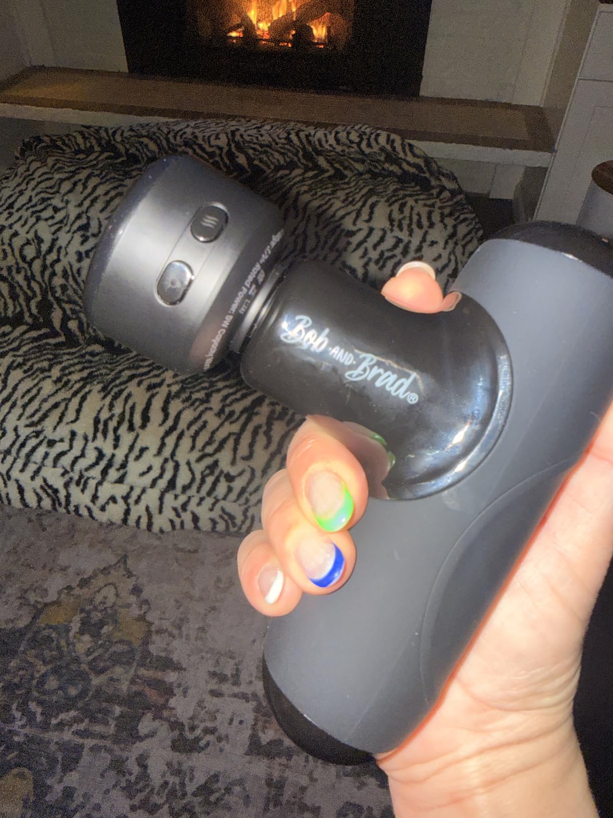 BOB AND BRAD Q2 Pro Mini Massage Gun with Heat and Cold, Pocket-Sized Deep Tissue Massager, HSA Portable Percussion Muscle Massager Gun, Ultra Small & Quiet Muscle Massager, FSA Eligible customer photo 1
