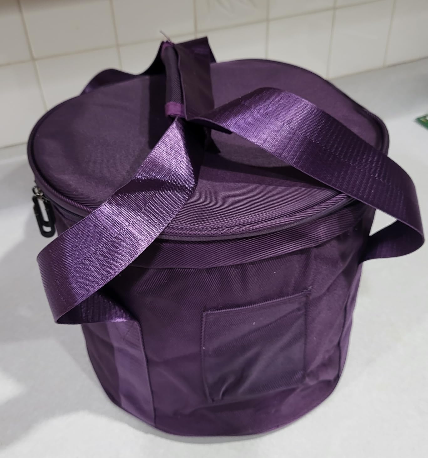 Portable Thicken Singing Bowl Carry Bag With Handle Carrying Cases Padded Travelling Bag Yoga Singing Bowl Carriers Bag, 8 inches customer photo 2