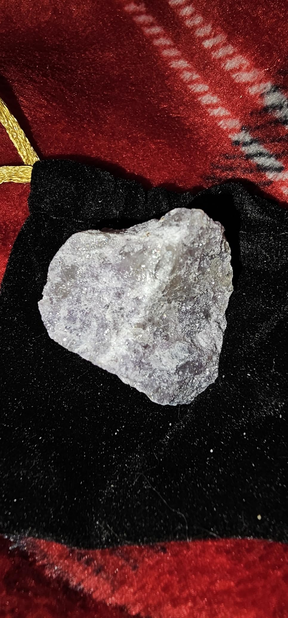 Lepidolite Crystals and Healing Stones, 1 Piece Raw | Certified Healing Crystal Rough Rocks For Tumbling and DIY Projects Gifts - Positive Energy, Chakra Healing, Meditation customer photo 2