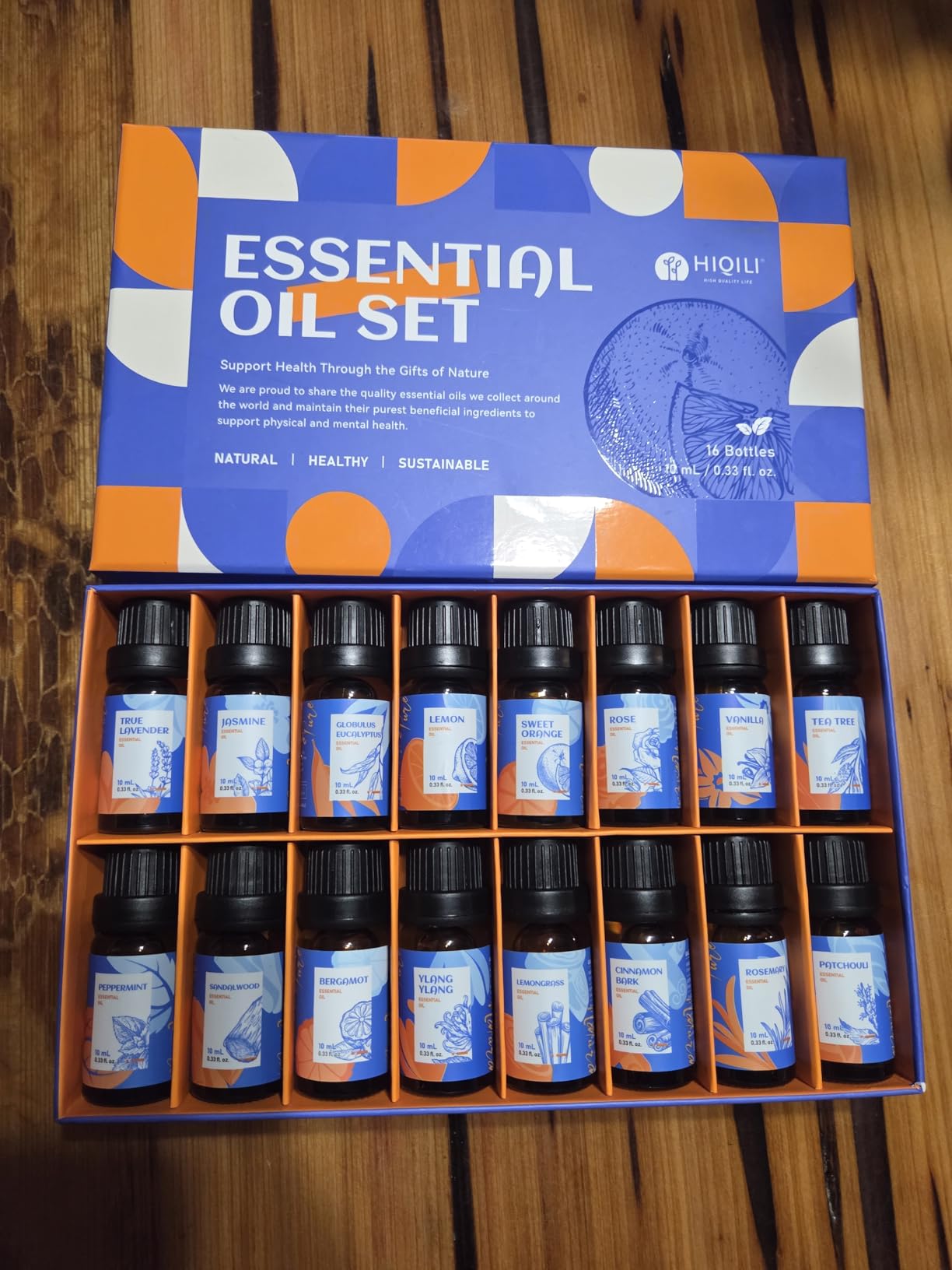 HIQILI Top 16 Essential Oils Set for Skin, Aromatherapy & Home Use | Includes Lavender, Lemongrass, Rose, Vanilla & Popular Scents, Pet Safe & Long Lasting for All Seasons - 10mL customer photo 2