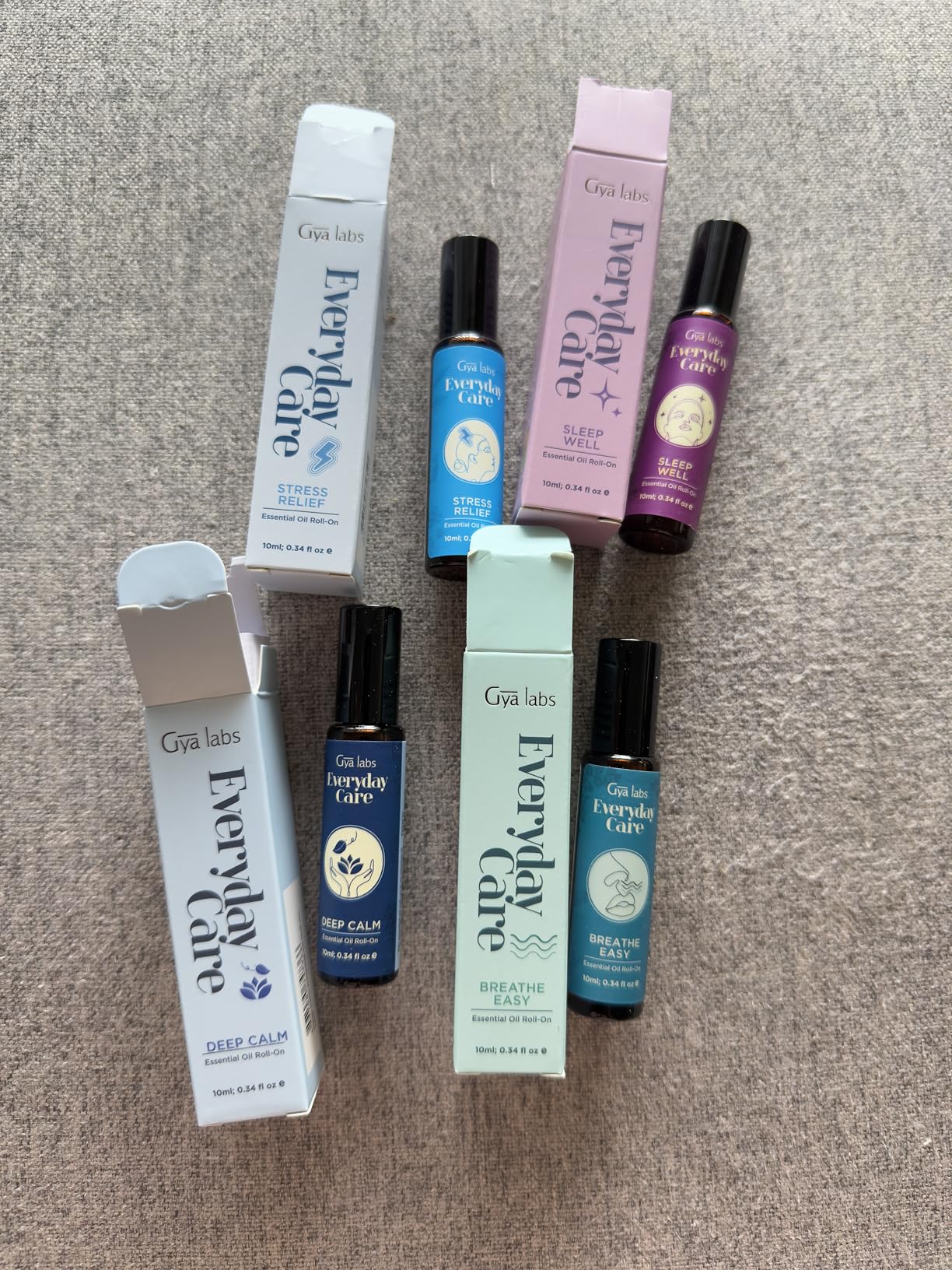 Gya Labs Peaceful Roll on Essential Oils Set - 0.34 Fl Oz Each - Essential Oil Set Relaxation Womens Gifts for Christmas - Blends for Calm, Aromatherapy Stocking Stuffers, Relaxing Gifts for Women customer photo 1
