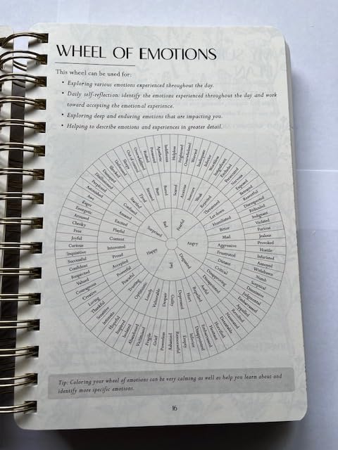 FINDING BALANCE Mental Health Journal - 6-Month Daily Journal with Prompts for Mindfulness, Self-Care & Healing - Anxiety & Depression Relief - Beige Spiral customer photo 1