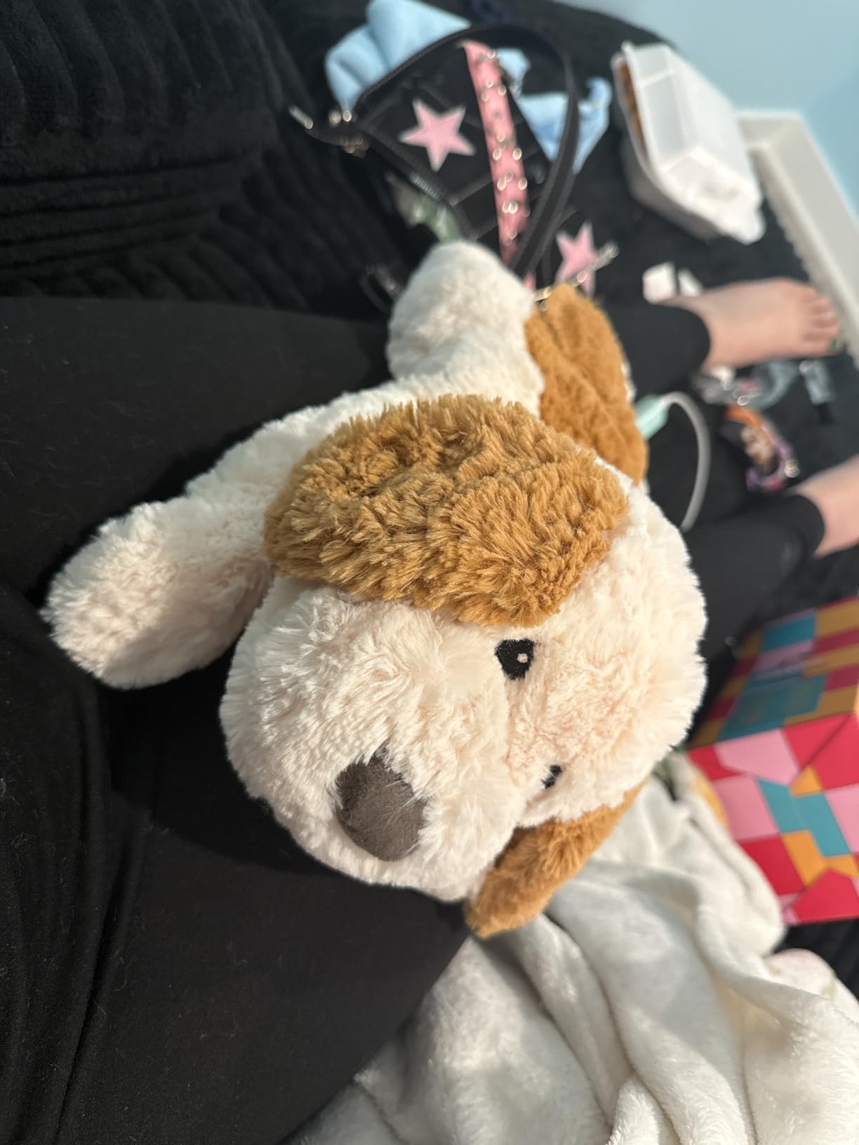 Highland Cow Stuffed Animals, Microwavable Stuffed Animals Heating Pad for Cramps, Pain Stress Relief, Heatable & Coolable Lavender Scented Cow Plush Toy for Anxiety, Women Kid Bedtime Highland Cattle customer photo 2