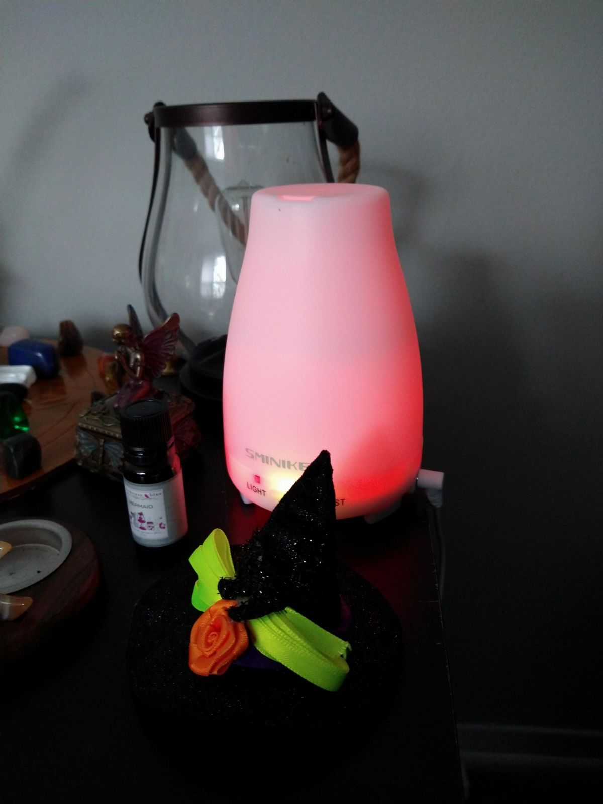 Cloud Humidifiers 450ML Water Drip Mushroom Humidifiers with Remote Control 7 Colors Mood Light Air Humidifier Raindrop Humidifiers for Bedroom customer photo 1