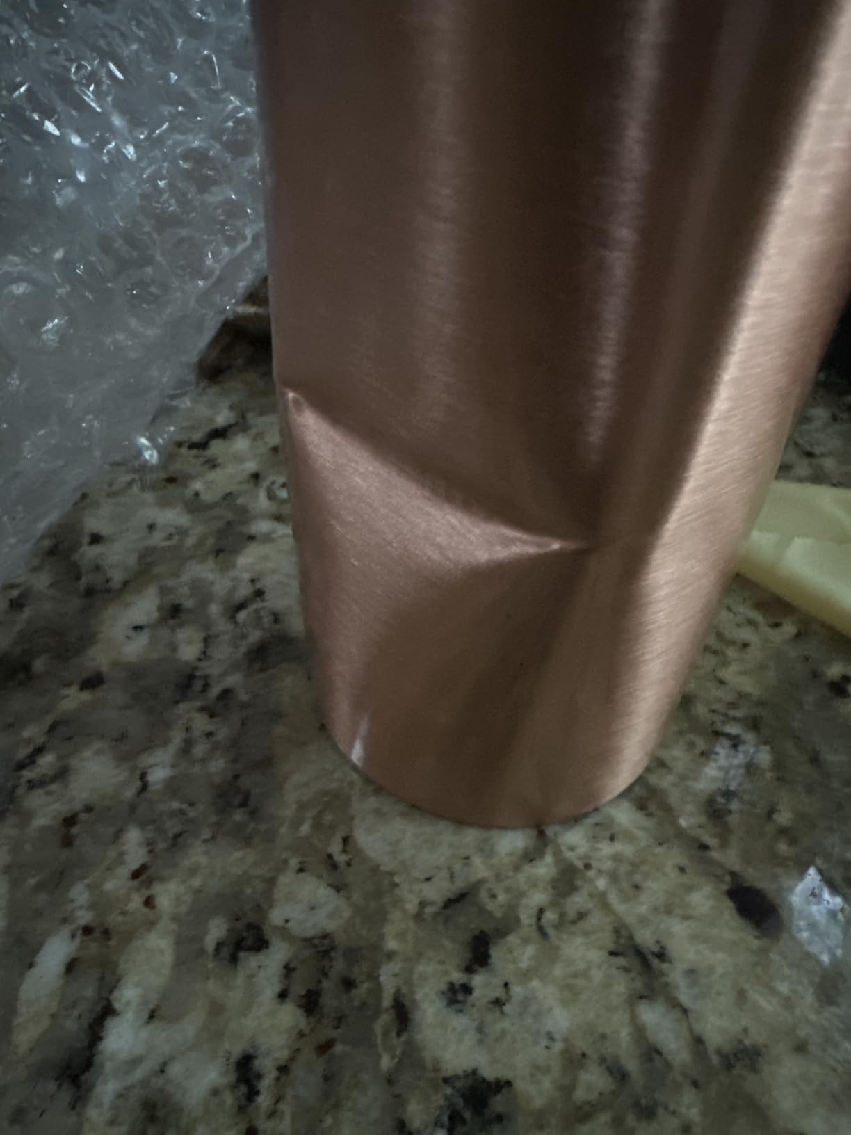 34 Oz Pure Copper Water Bottle - Leak-Proof Hammered Design with Tumbler, Carrying Bag & Smooth Finish Decorative customer photo 2