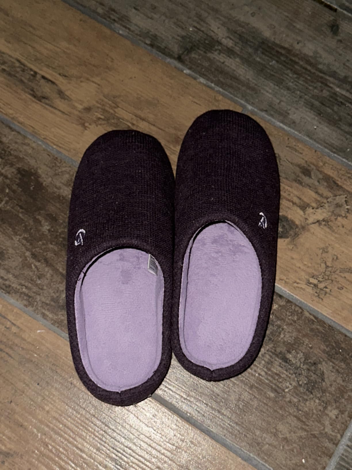 VeraCosy Women's Two-Tone Slippers Soft Comfy Knit Memory Foam Non-slip Indoor Outdoor House Shoes customer photo 1