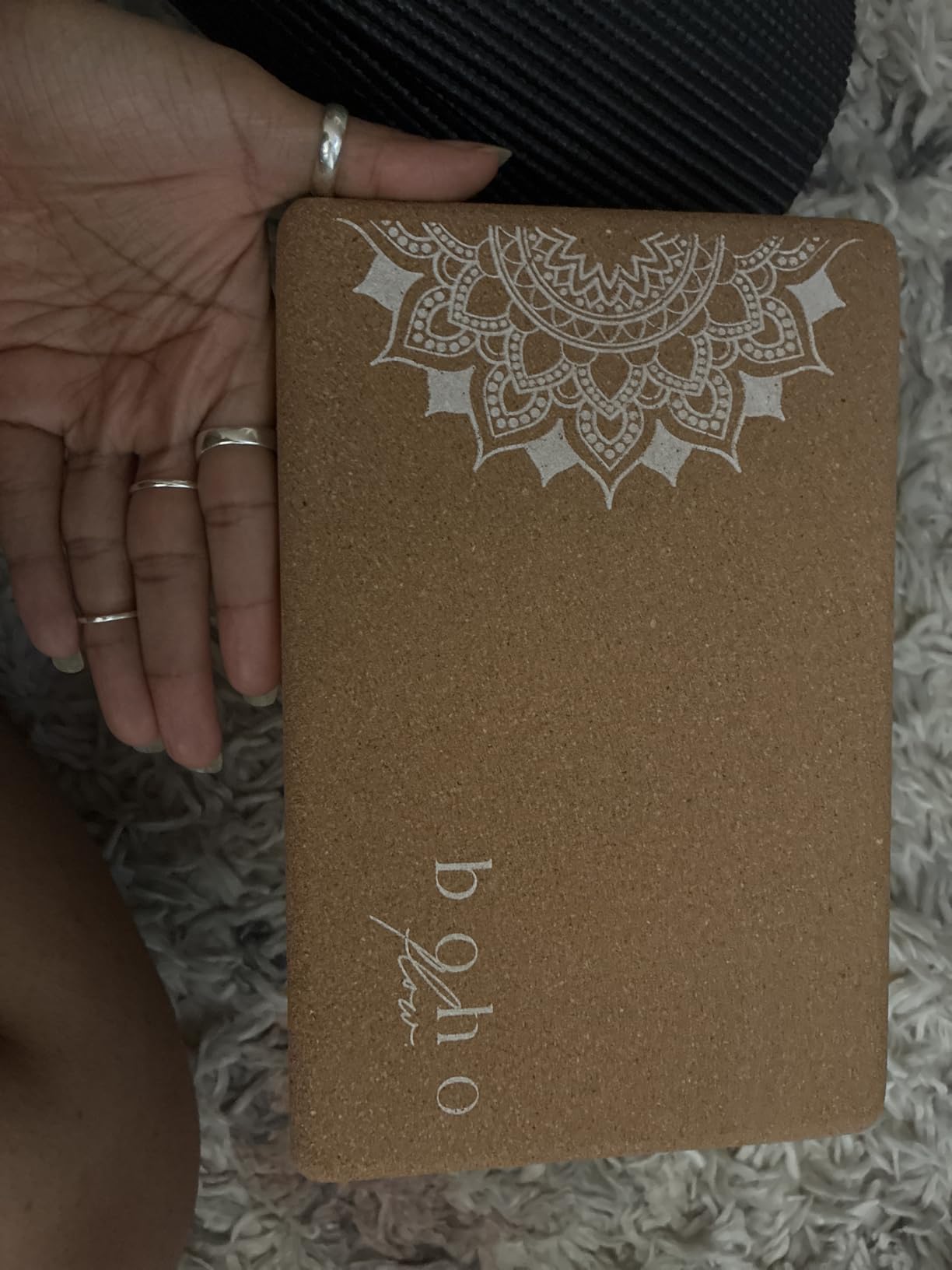 Cork Yoga Block Set - 2 Pack with Strap & Canvas Bag | Luxury Portuguese Cork Blocks 9