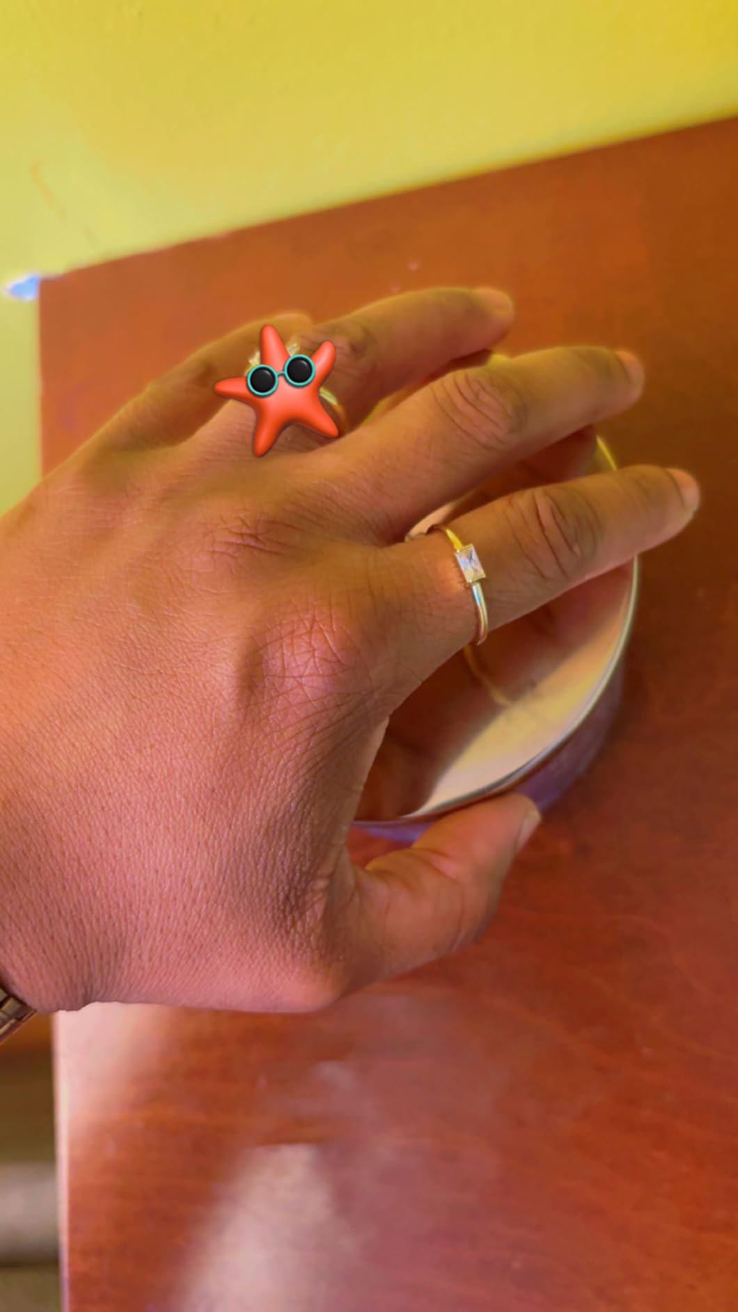 Gold Silver Birthstone Rings for Women Non Tarnish Dainty Rings | Engagement Wedding Promise Rings, Baguette Emerald Green CZ Gemstone Ring customer photo 1