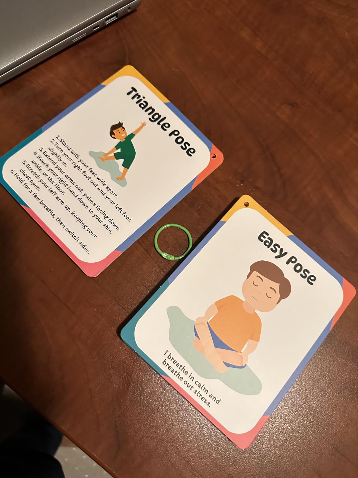Yoga Cards for Kids, Pose Deck for Beginners, Exercise Flashcards, 32 Cards | For Mindful Activities, Sensory Learning, Self Regulation, Classroom Therapy, Coping Skills, Calm Corner Autism Special Needs customer photo 1