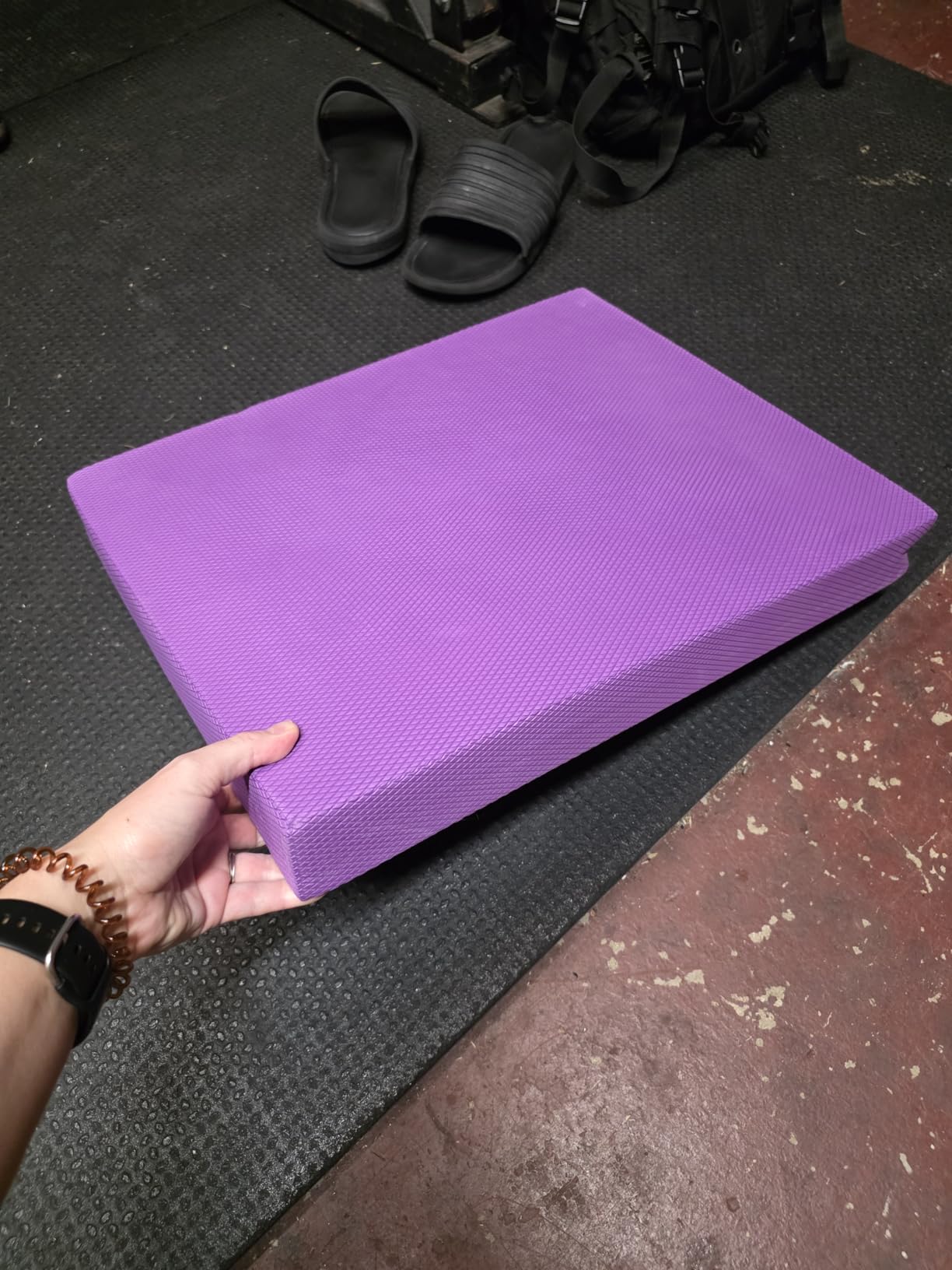 High-Density Balance Pad - Durable TPE Foam Balance Pad Physical Therapy, Foam Exercise Pad with Non-Slip Surface, Lightweight for Home & Gym Workouts, Core Strength & Balance Enhancement customer photo 2