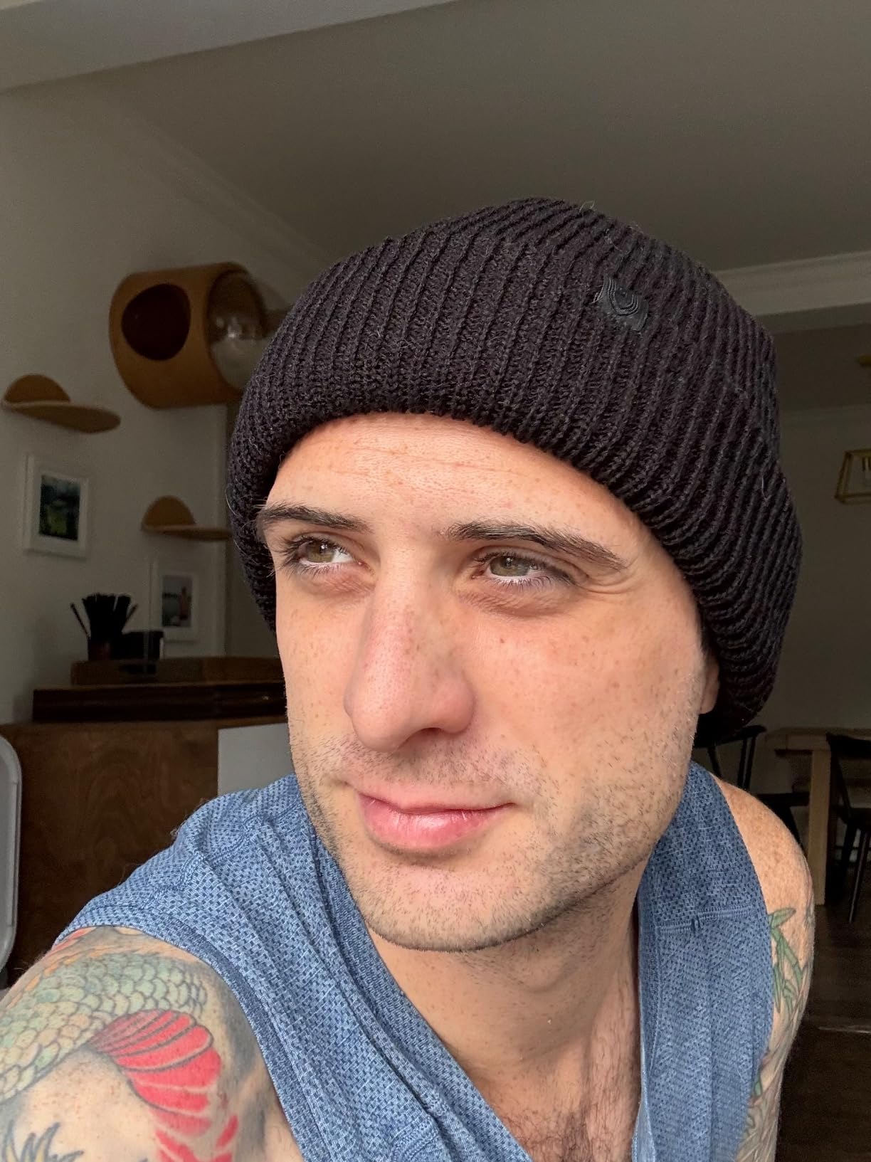 Faraday Beanie Protection Hat - Blocks 99.9% EMFs, 5G, WiFi, Radiation, 3rd Party Tested, Unisex-Adults, Black customer photo 1