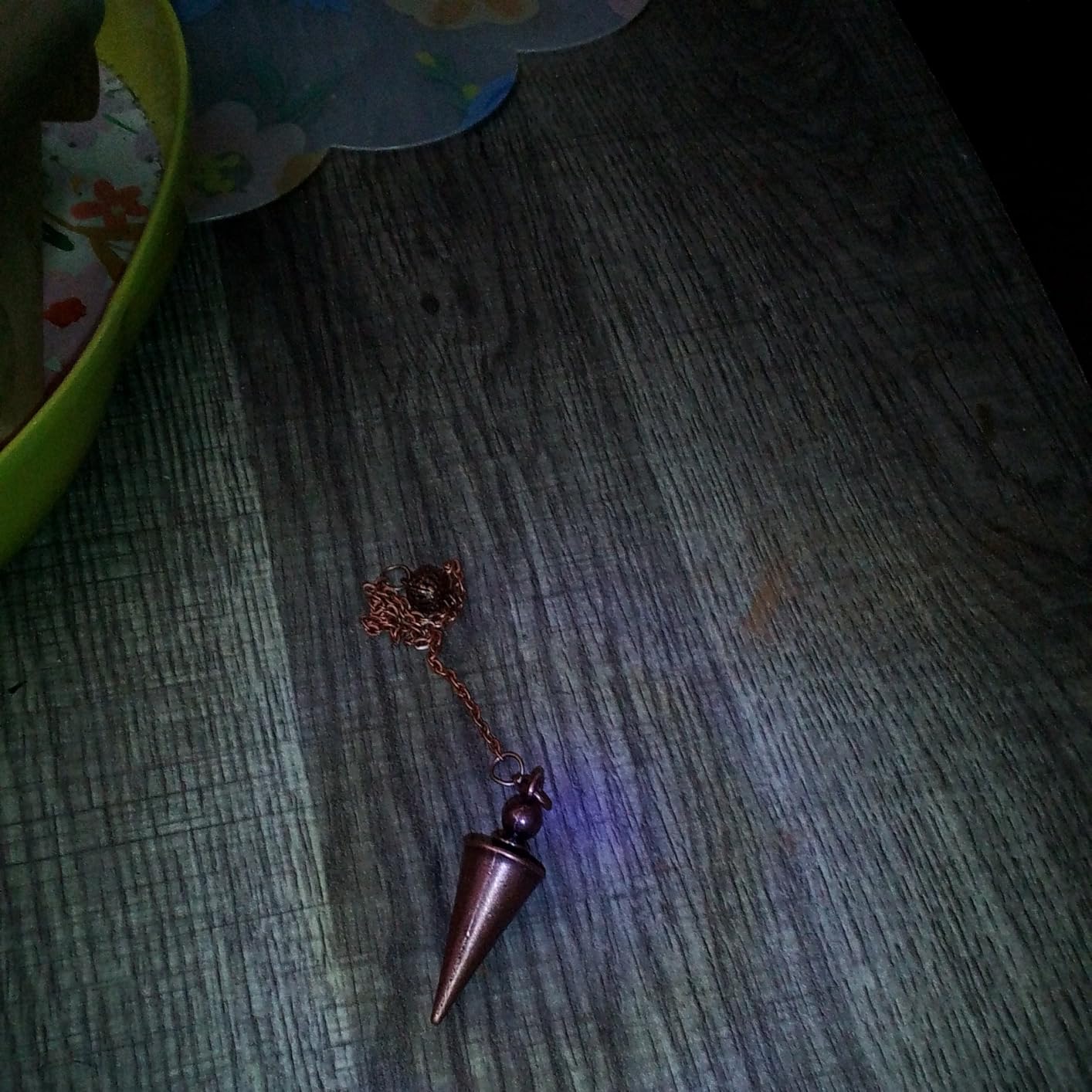 Copper Pendulum for Divination & Dowsing - 9 Inch Pendulum Pendant with Chain, Reiki Tool for Pendulum Board, Spiritual Healing, Chakra Balance & Witchcraft Supplies customer photo 1