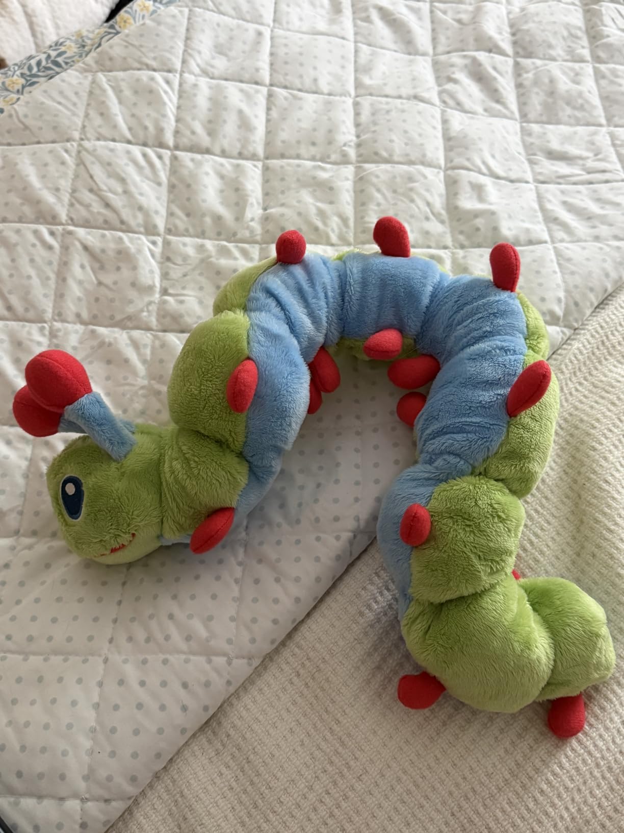 Calmee the Caterpillar Weighted Sensory Plush Toy for Kids, Breathing Exercise & Calming Tool for Focus and Emotional Regulation, SEL Mindfulness Toy for Home & Classroom customer photo 1