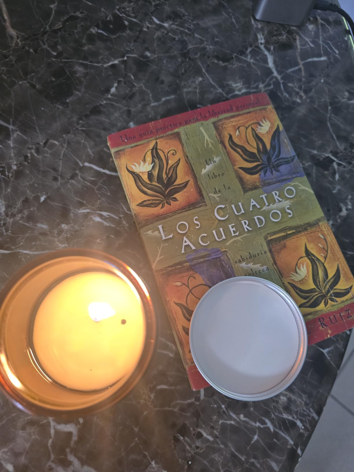 Organic Sandalwood Rose Candles - Non Toxic Soy Candles for Home, Stress Relief & Meditation (7oz) customer photo 1
