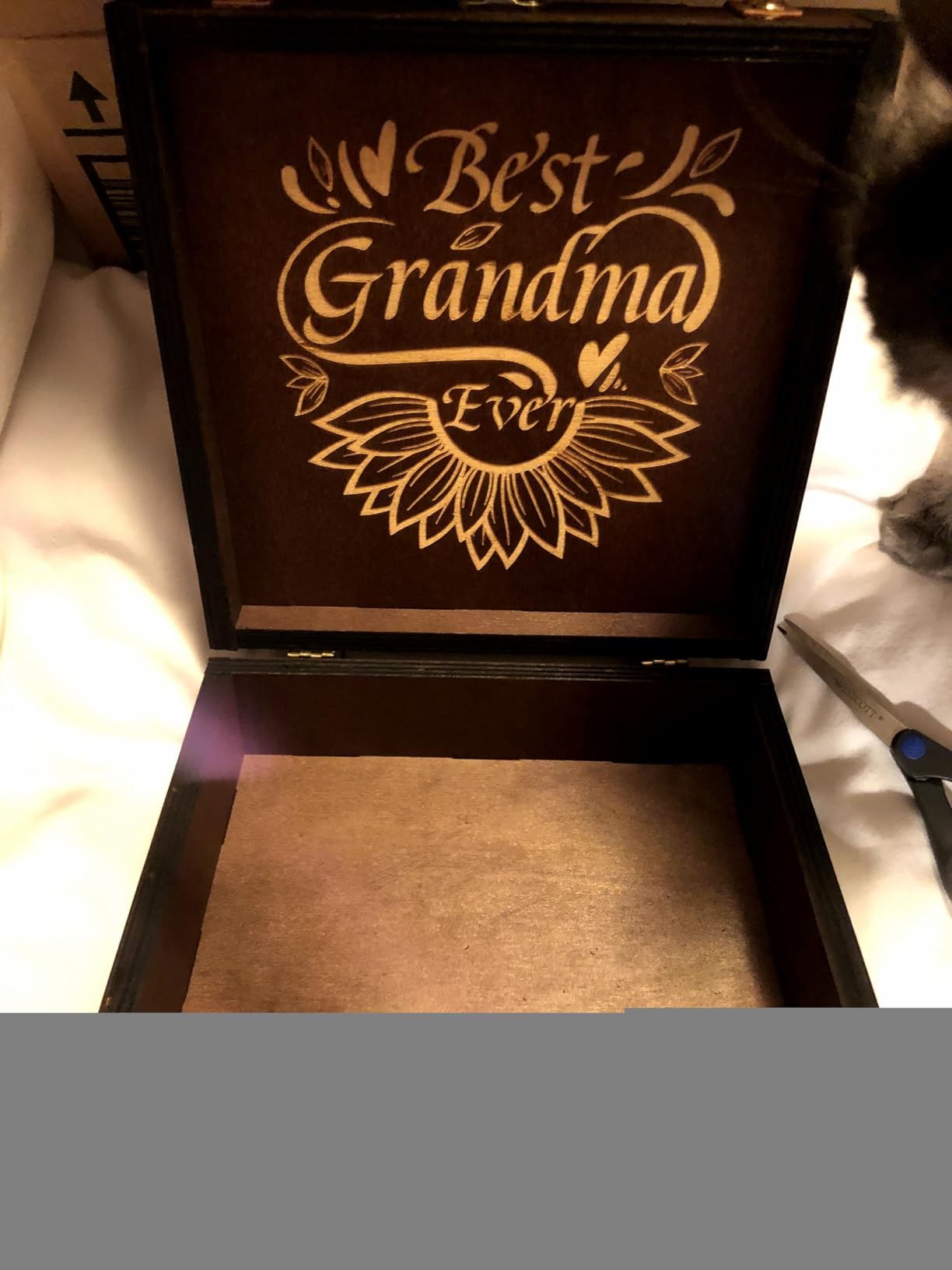 MACEVIA Tree of Life Wooden Keepsake Box Memory Tarot Witch Box with Lids, Jewelry Organiser with Lock, Vintage Decorative Storage Unique Gift for Women Mom Grandma (7.85x7.85x2.95