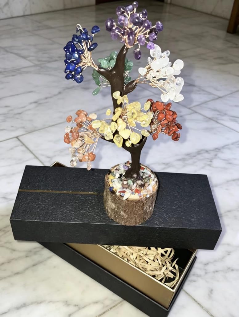 Chakra Crystal Tree of Life, Crystals and Healing Stones, Birthday Gifts for Women, Feng Shui Money Tree, Spiritual Meditation Gifts for Positive Energy, Crystal Decor customer photo 1