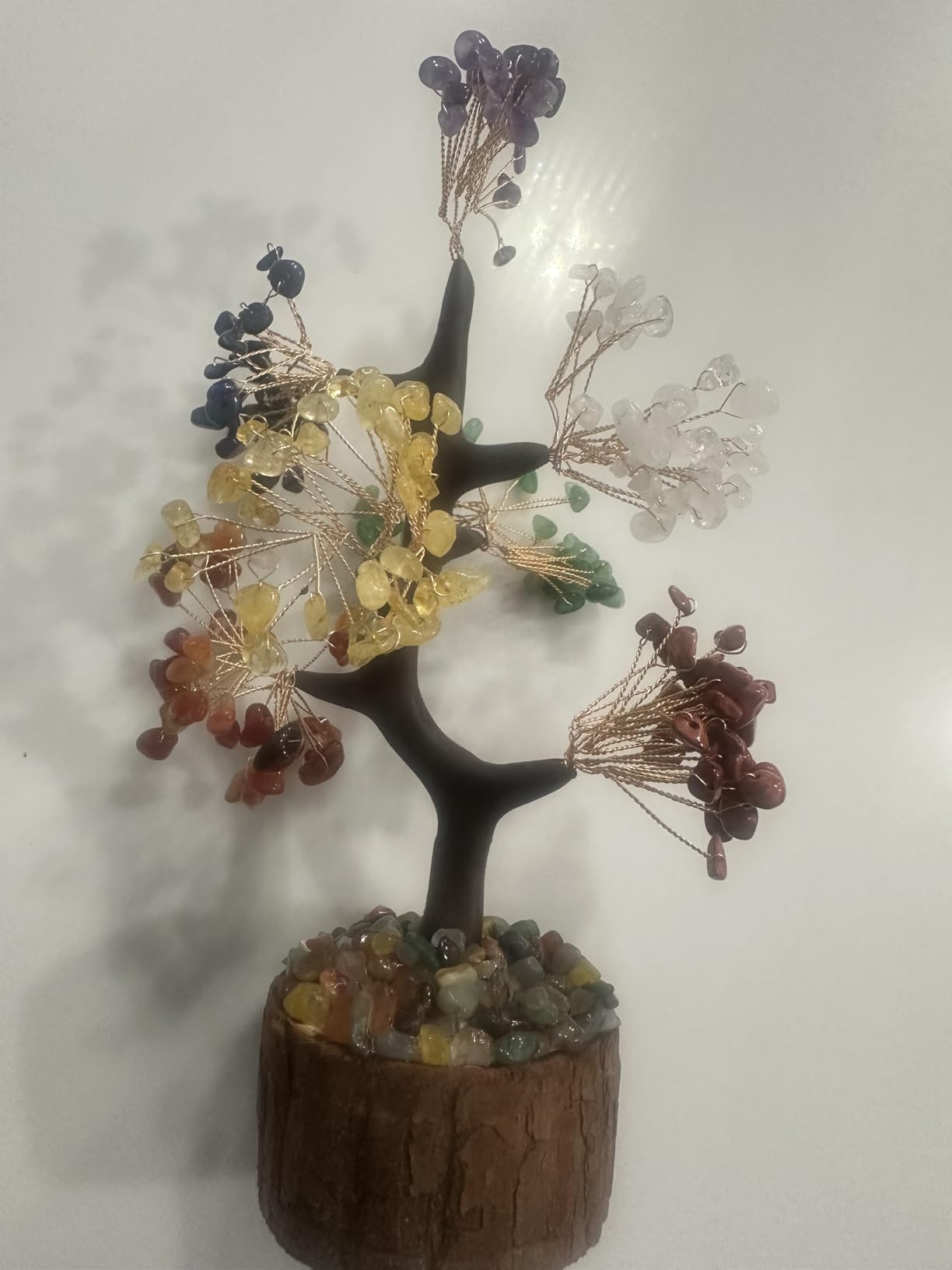 Chakra Crystal Tree of Life, Crystals and Healing Stones, Birthday Gifts for Women, Feng Shui Money Tree, Spiritual Meditation Gifts for Positive Energy, Crystal Decor customer photo 2
