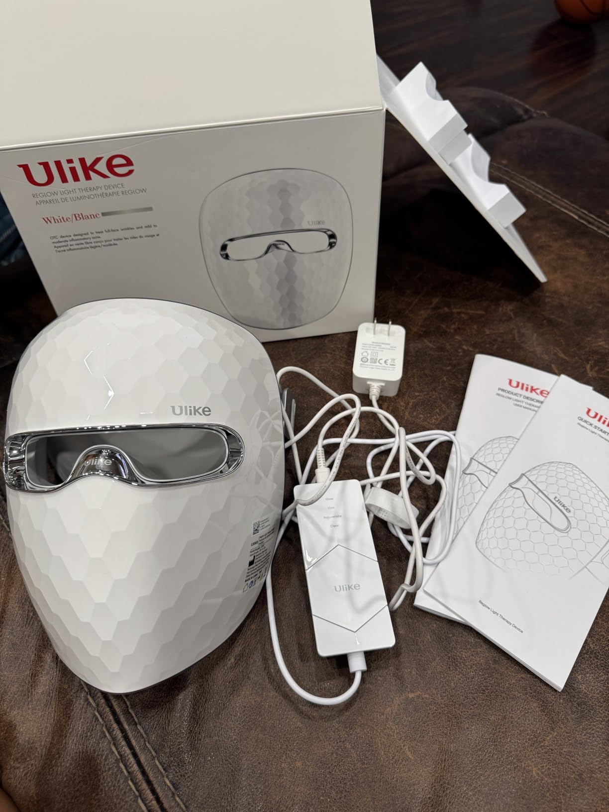 Ulike Red Light Therapy Mask for Face,360° full face coverage customer photo 2