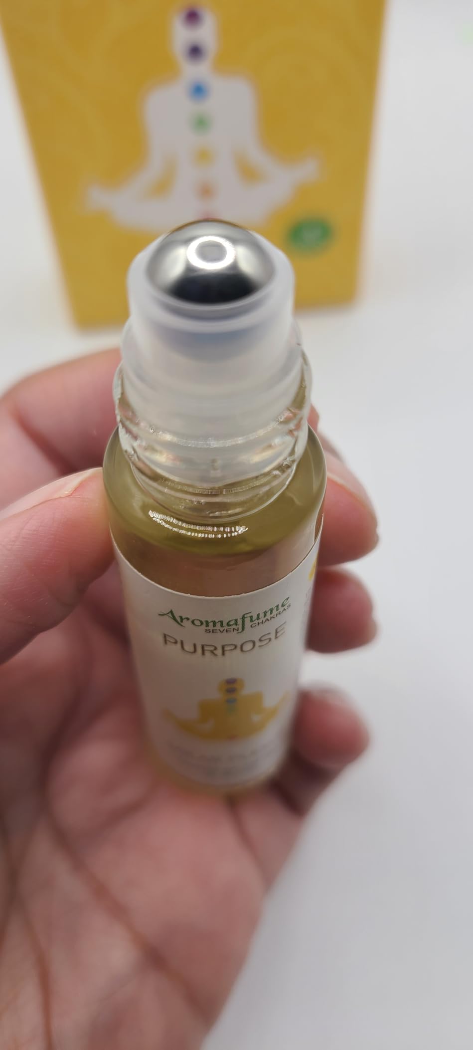 Lemongrass & Rose Chakra Essential Oil Roll-On Blend by Aromafume | Travel Size| Aromatherapy for Chakra Balance | Ideal for Meditation, Yoga | 100% Natural, Non-Toxic Perfume Oil Roll-on customer photo 2