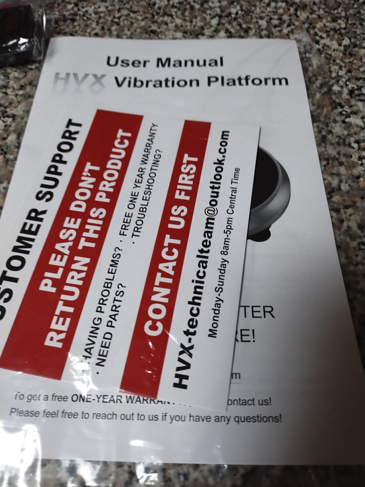HVX Vibration Plate - Bluetooth 120 Levels Blue customer photo 2