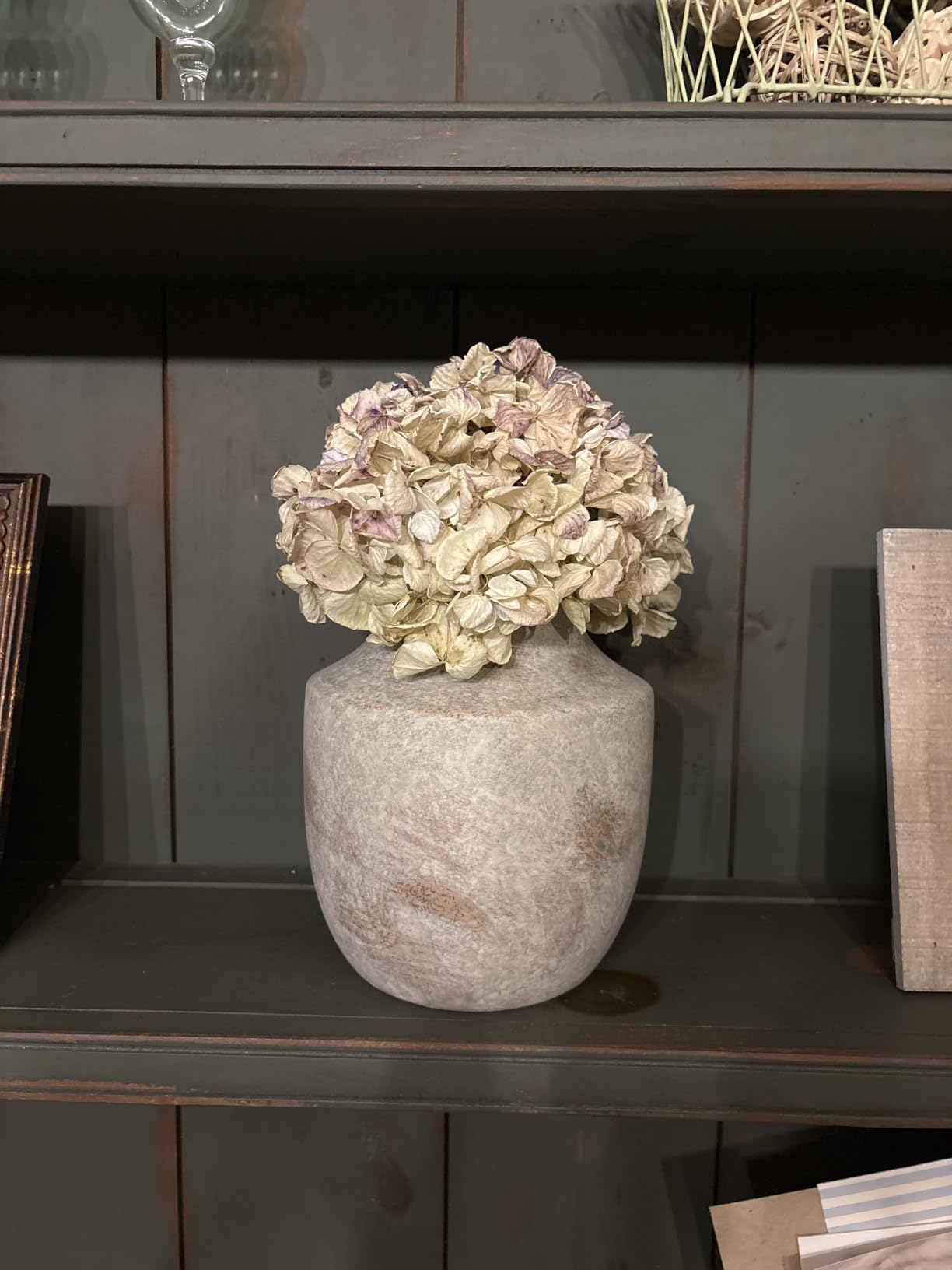 Ceramic Vase Set of 3, Modern Decorative Vases for Home Decor, Small Flower Pottery Vase Sets, Boho Farmhouse Rustic Vases for Living Room, Kitchen, Bedroom, Bathroom, Shelf, Table customer photo 1